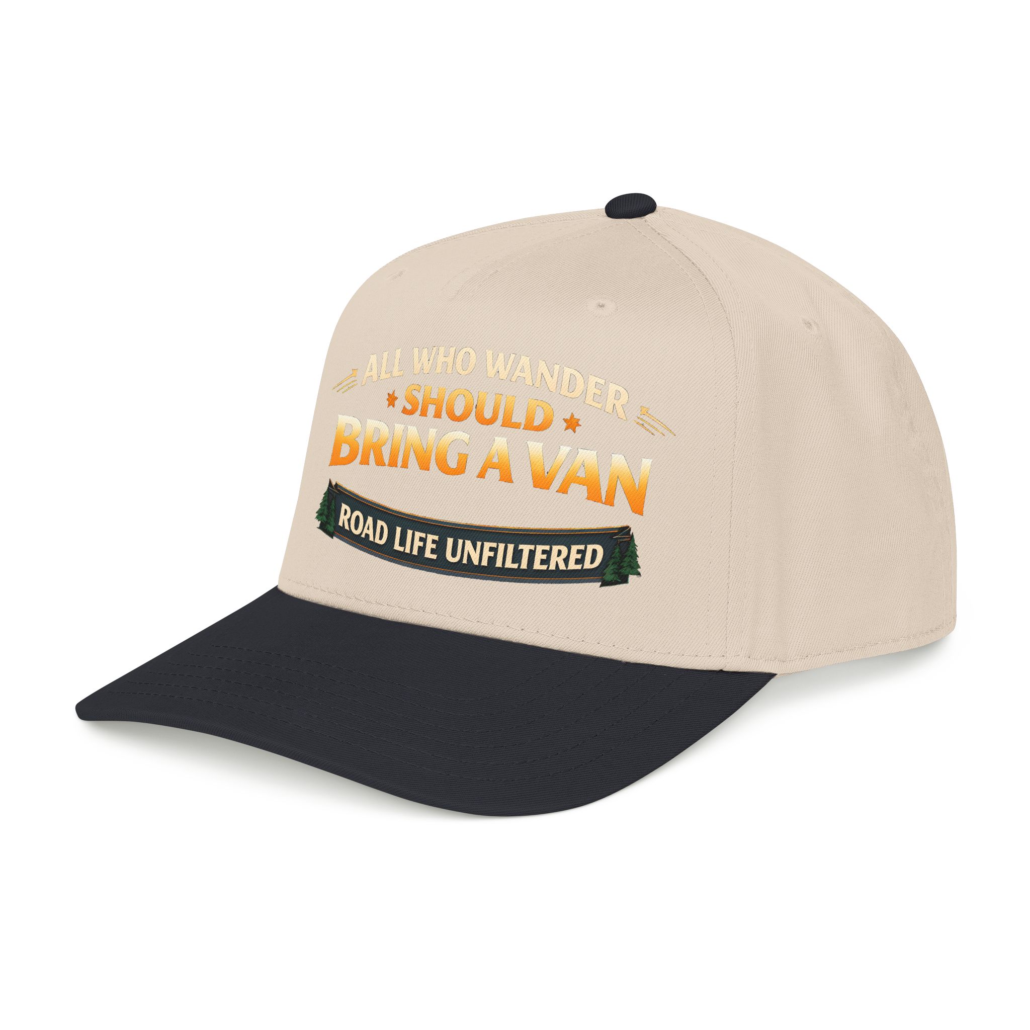 10014843858917047719_2048.jpeg Baseball Cap - "All Who wander Should Bring A Van" Design Scenic-Line
