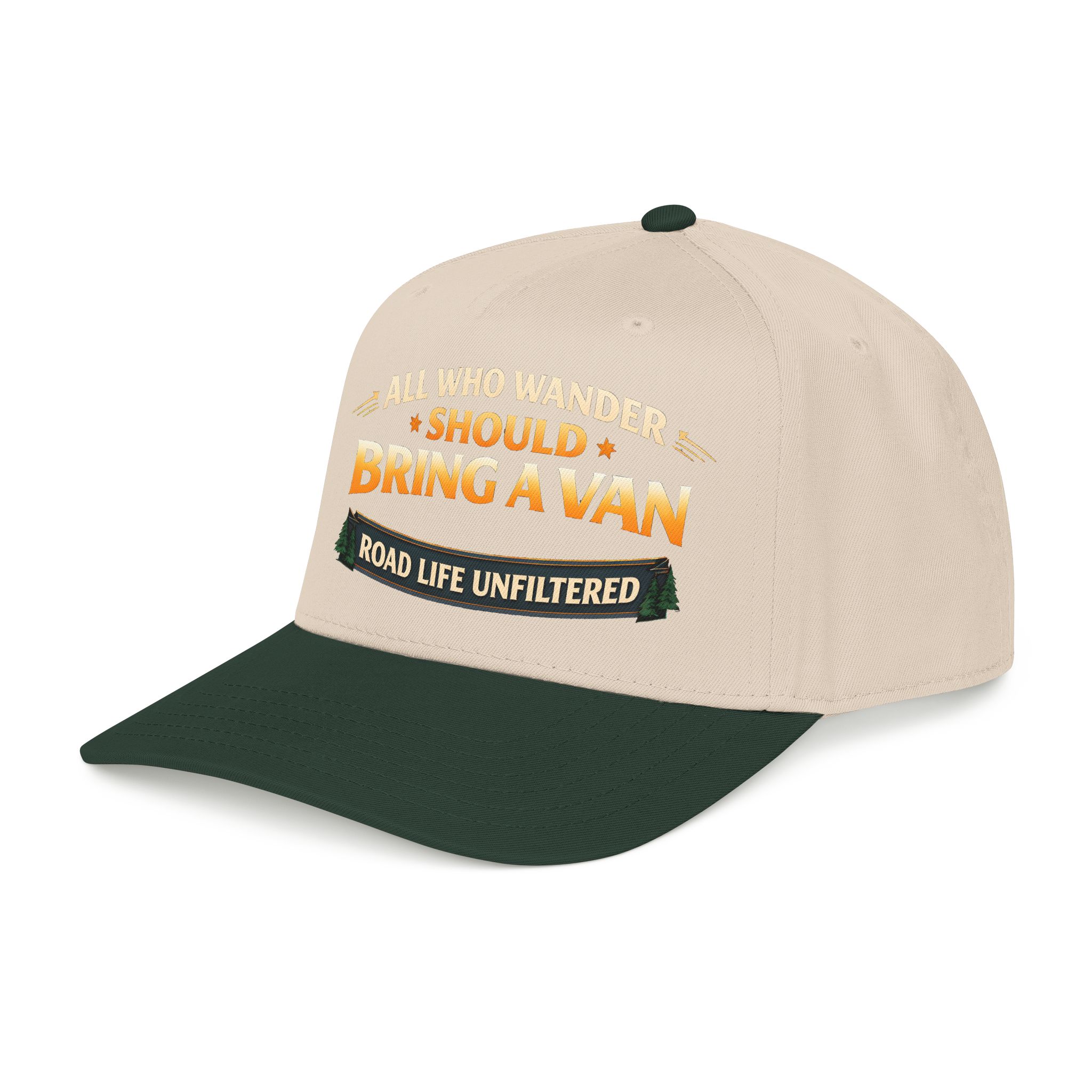 1027330525902032541_2048.jpeg Baseball Cap - "All Who wander Should Bring A Van" Design Scenic-Line