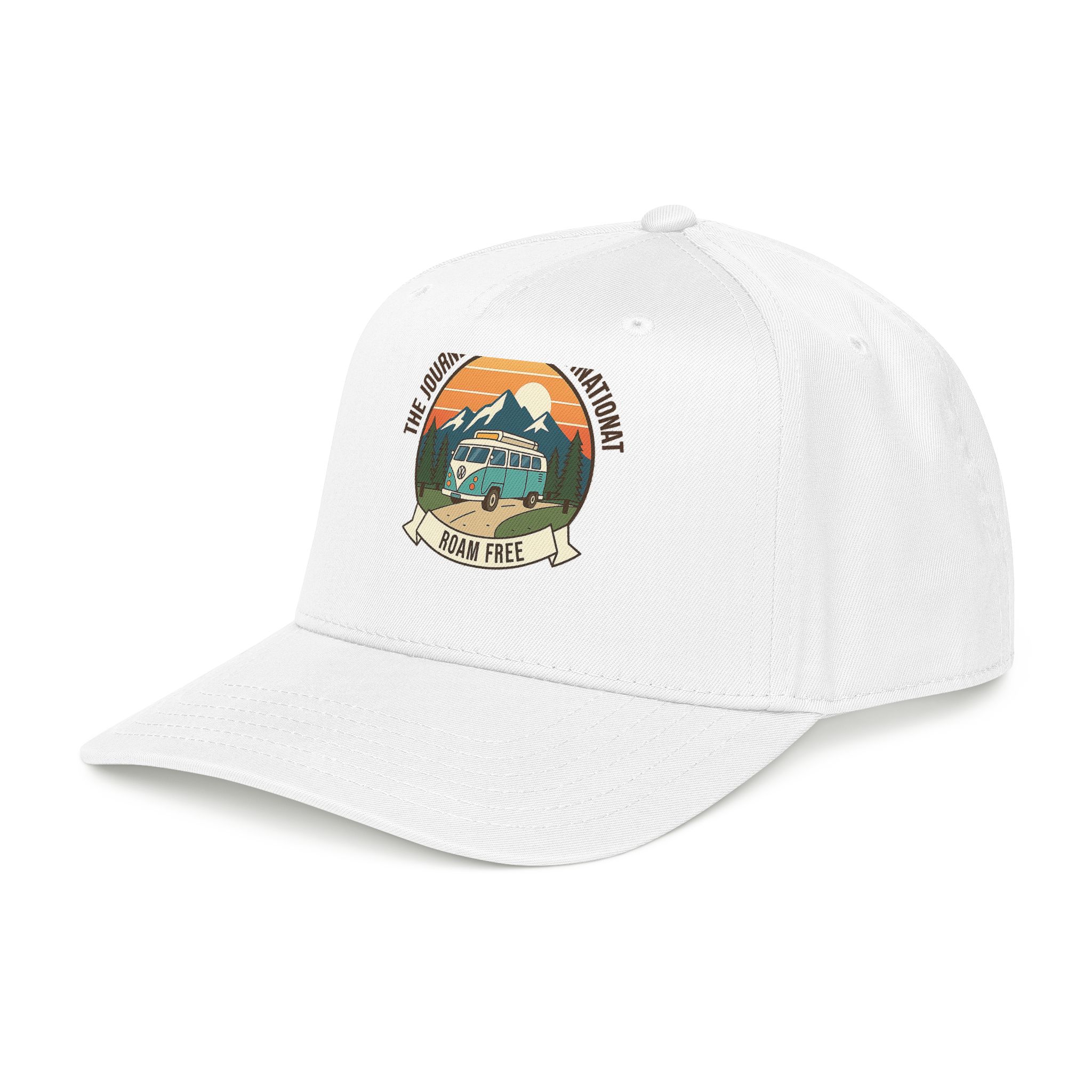 10320524359103598279_2048.jpeg Baseball Cap — "The Journey Is The Destination" Mid Profile Baseball Hat