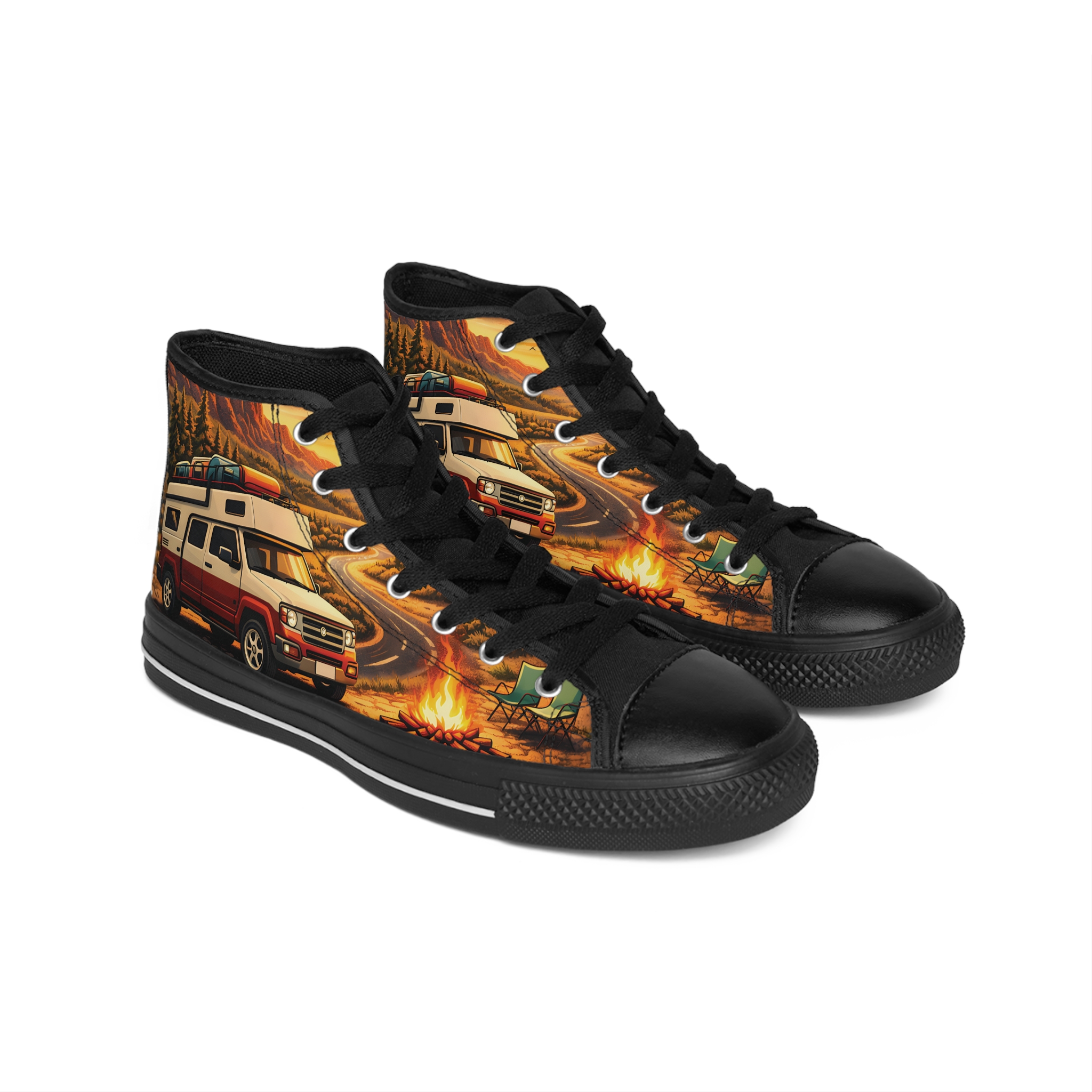 1033428674044554509_2048.jpeg Women's Classic Sneakers – 4x4 Camper Print (Scenic-Line)