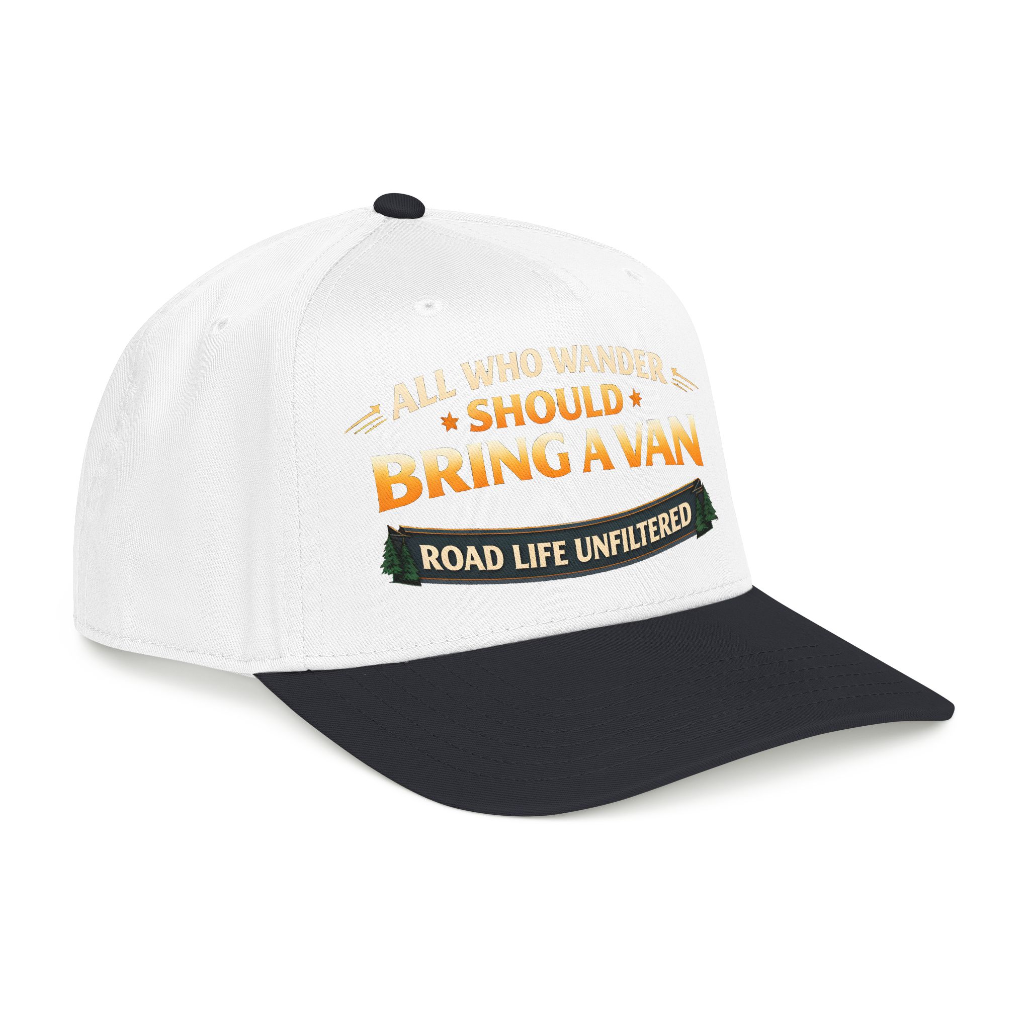 1034045140744457451_2048.jpeg Baseball Cap - "All Who wander Should Bring A Van" Design Scenic-Line