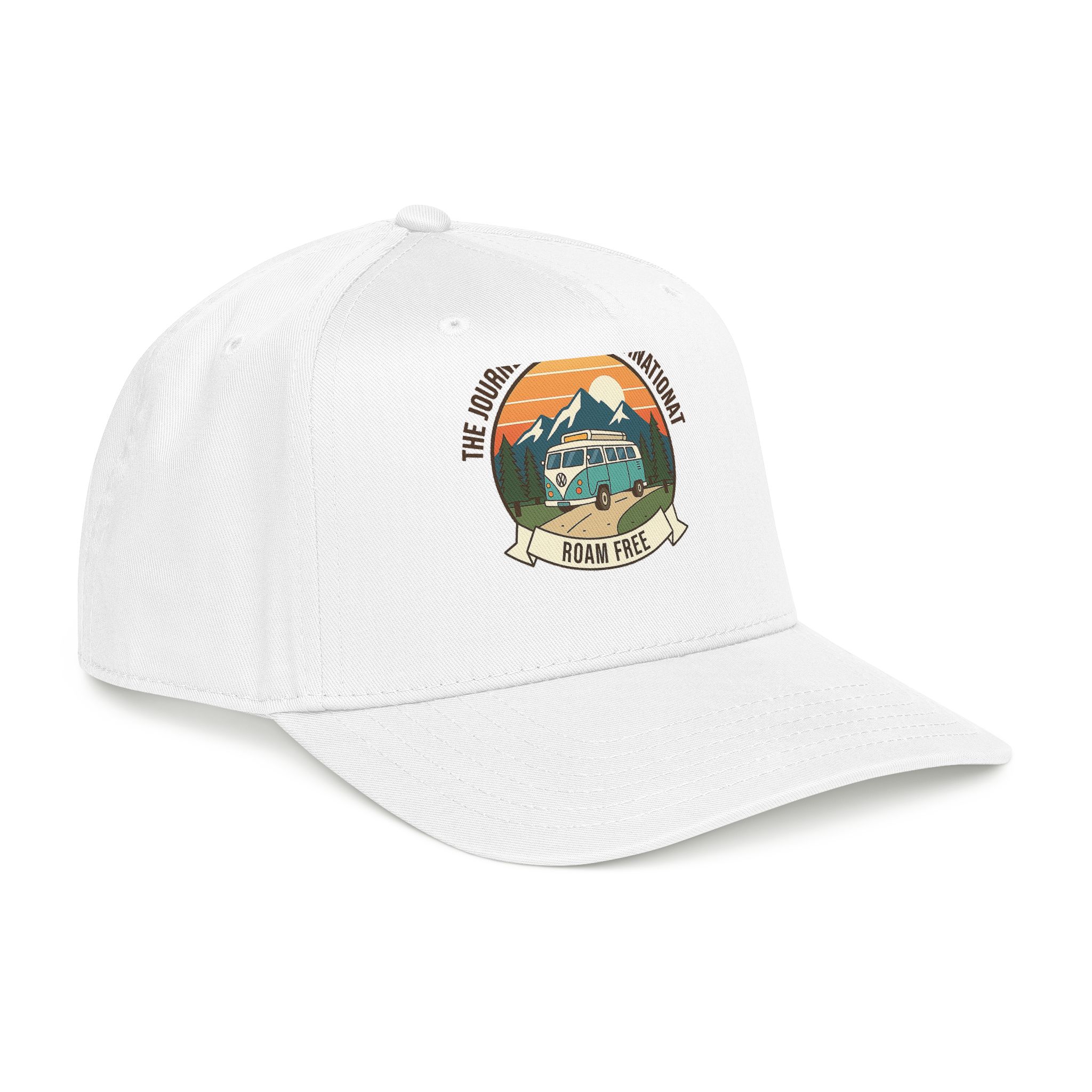 10451466888538514161_2048.jpeg Baseball Cap — "The Journey Is The Destination" Mid Profile Baseball Hat