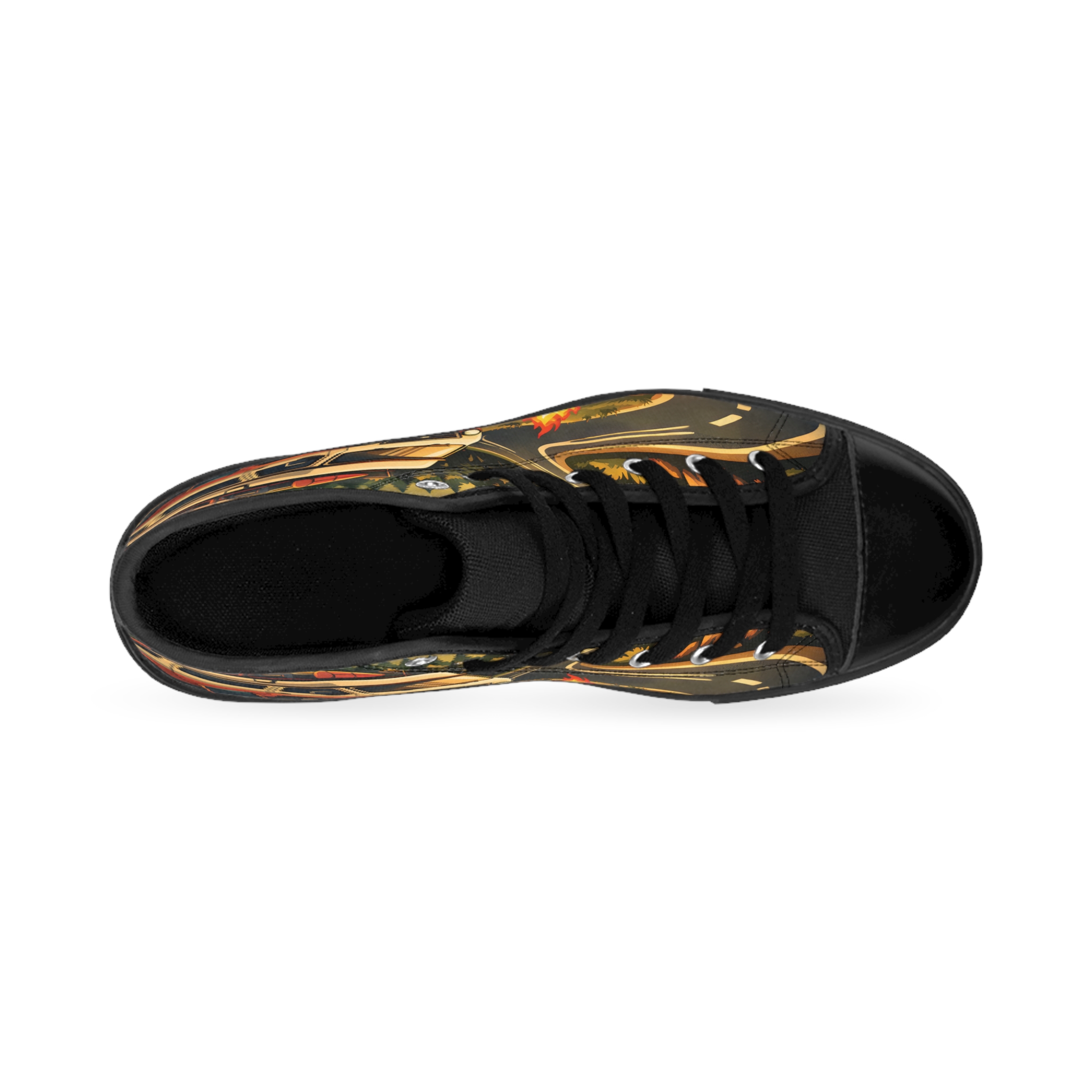 10464360762595235576_2048.jpeg Women's Classic Sneakers – Orange Camper Print (Scenic-Line)