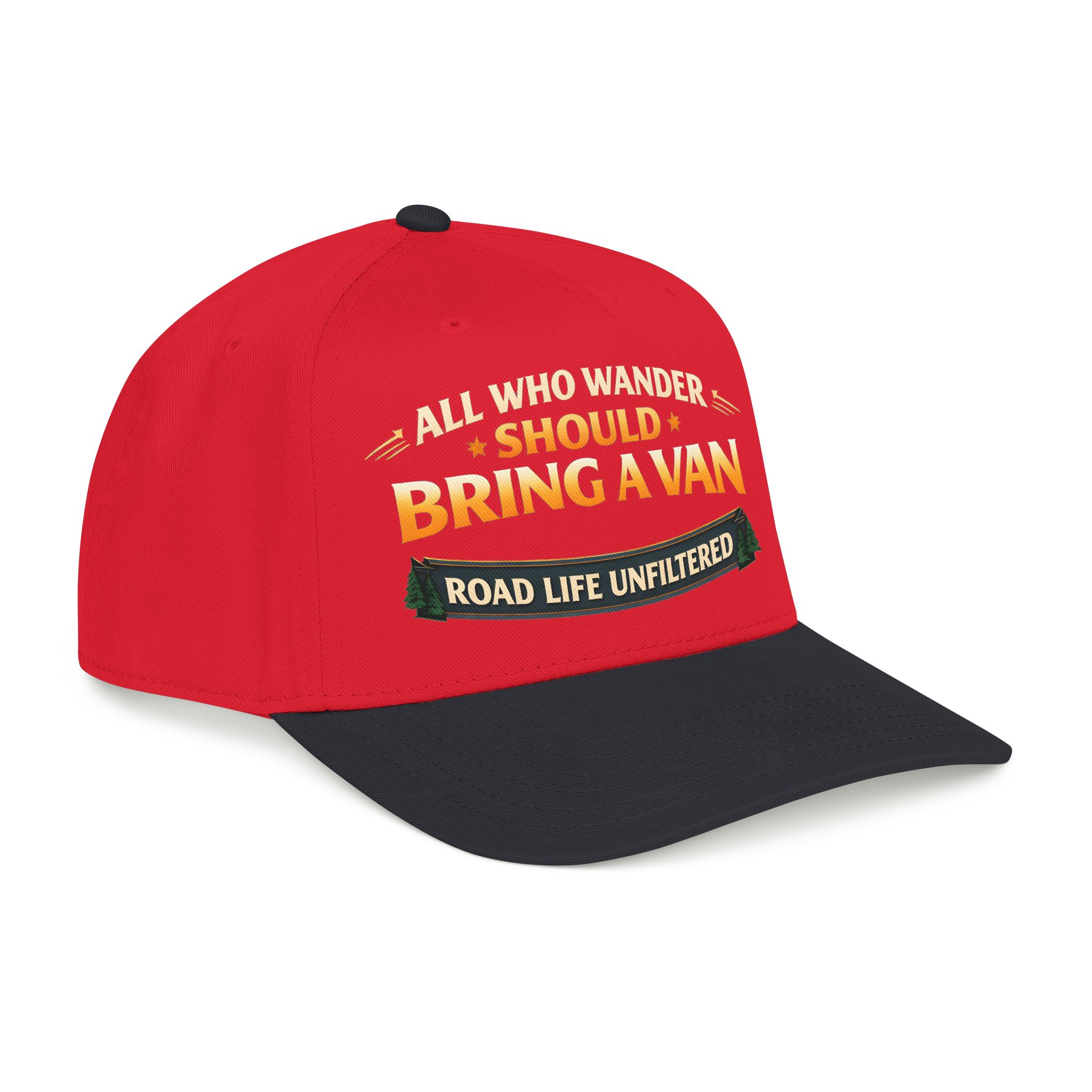 10484926248323710037_2048.jpeg Baseball Cap - "All Who wander Should Bring A Van" Design Scenic-Line
