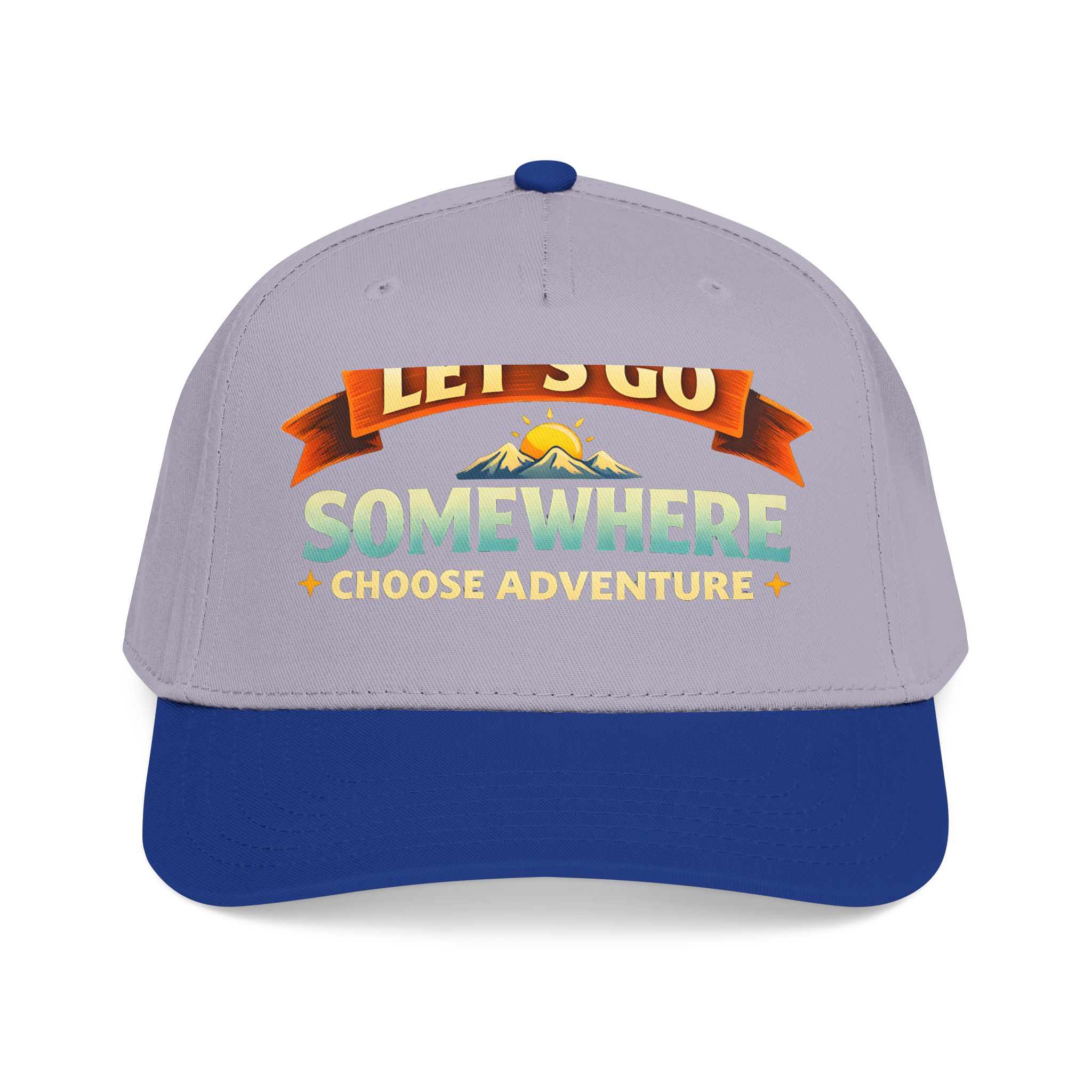 Baseball Cap - "Lets Go Somewhere" Design Scenic-Line