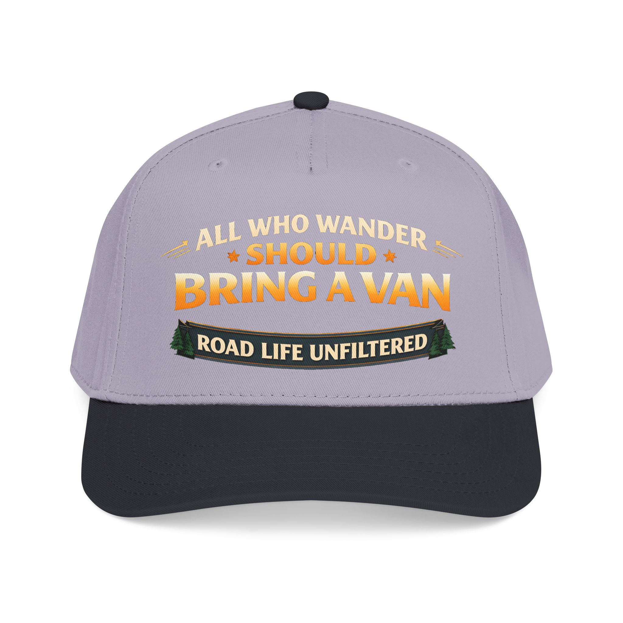 10666233893538614944_2048.jpeg Baseball Cap - "All Who wander Should Bring A Van" Design Scenic-Line