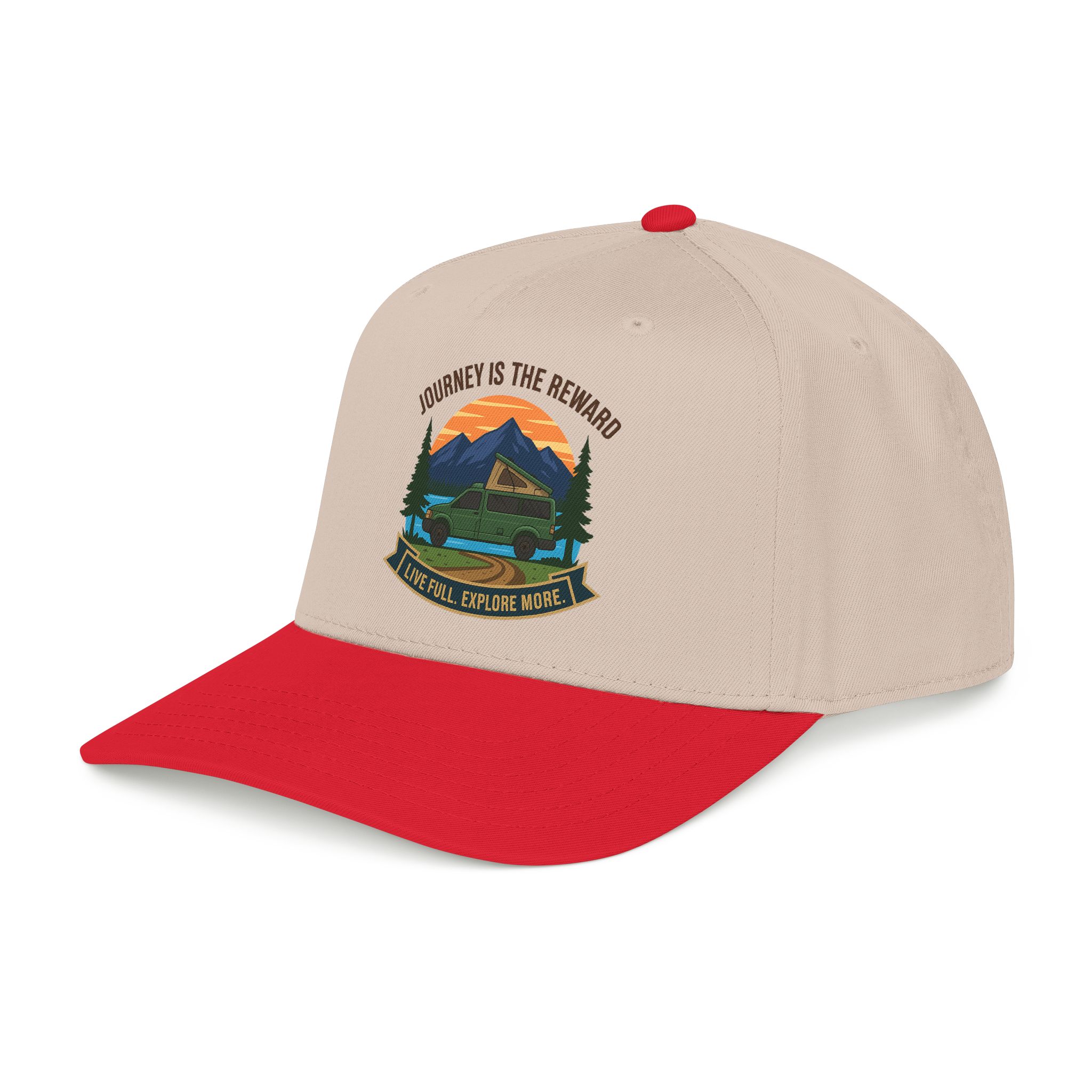 10744982667774690925_2048.jpeg Baseball Cap - "Journey Is The Reward" Outdoor Baseball Hat