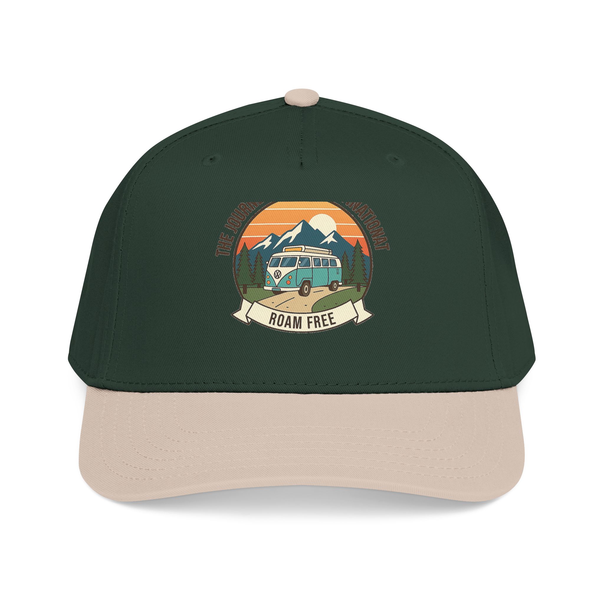 10914599928117395793_2048.jpeg Baseball Cap — "The Journey Is The Destination" Mid Profile Baseball Hat