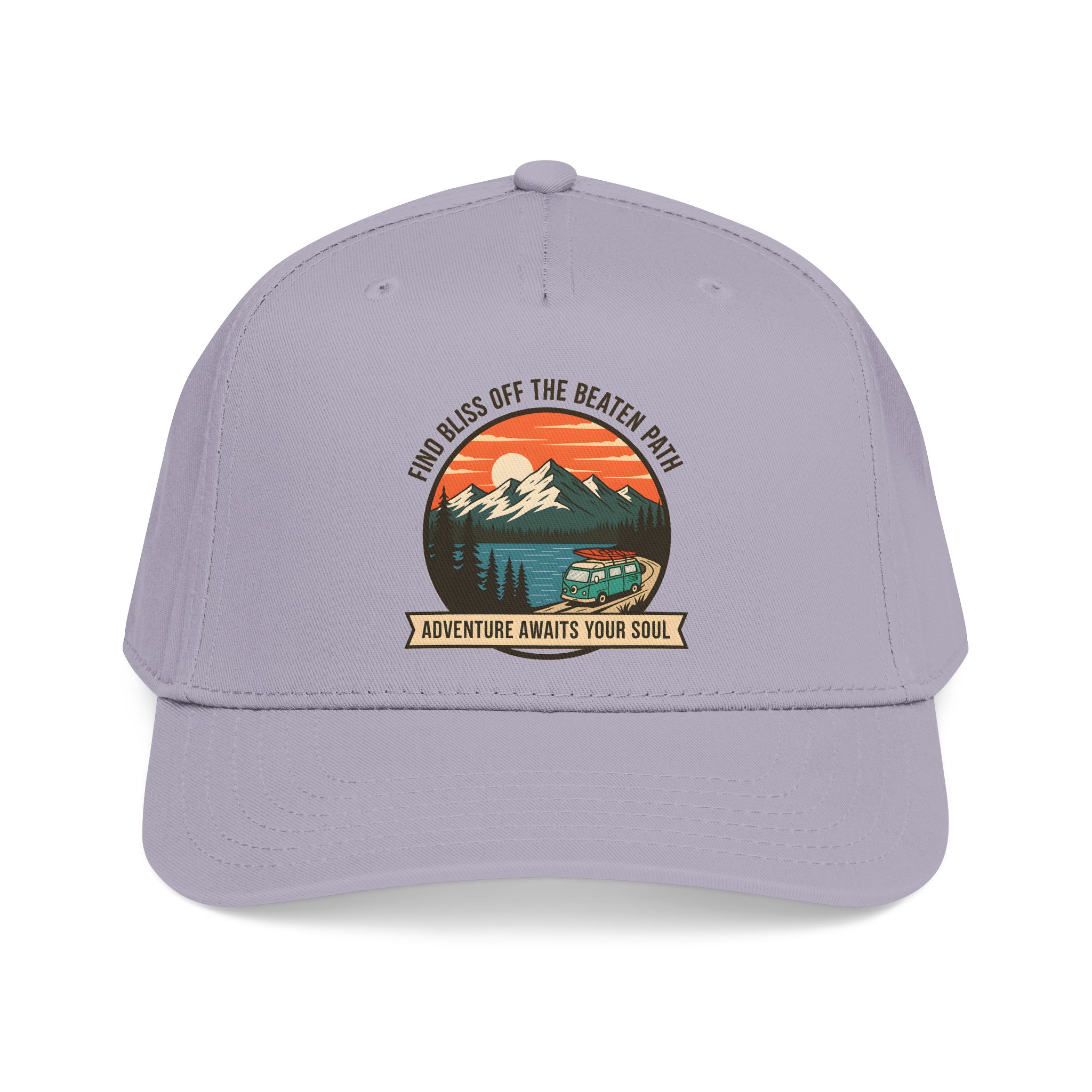 10986539209967637510_2048.jpeg Baseball Cap — "Find Bliss of the beaten patch-Adventure Awaits Your Soul" Vintage Mountain Camp Camper Design