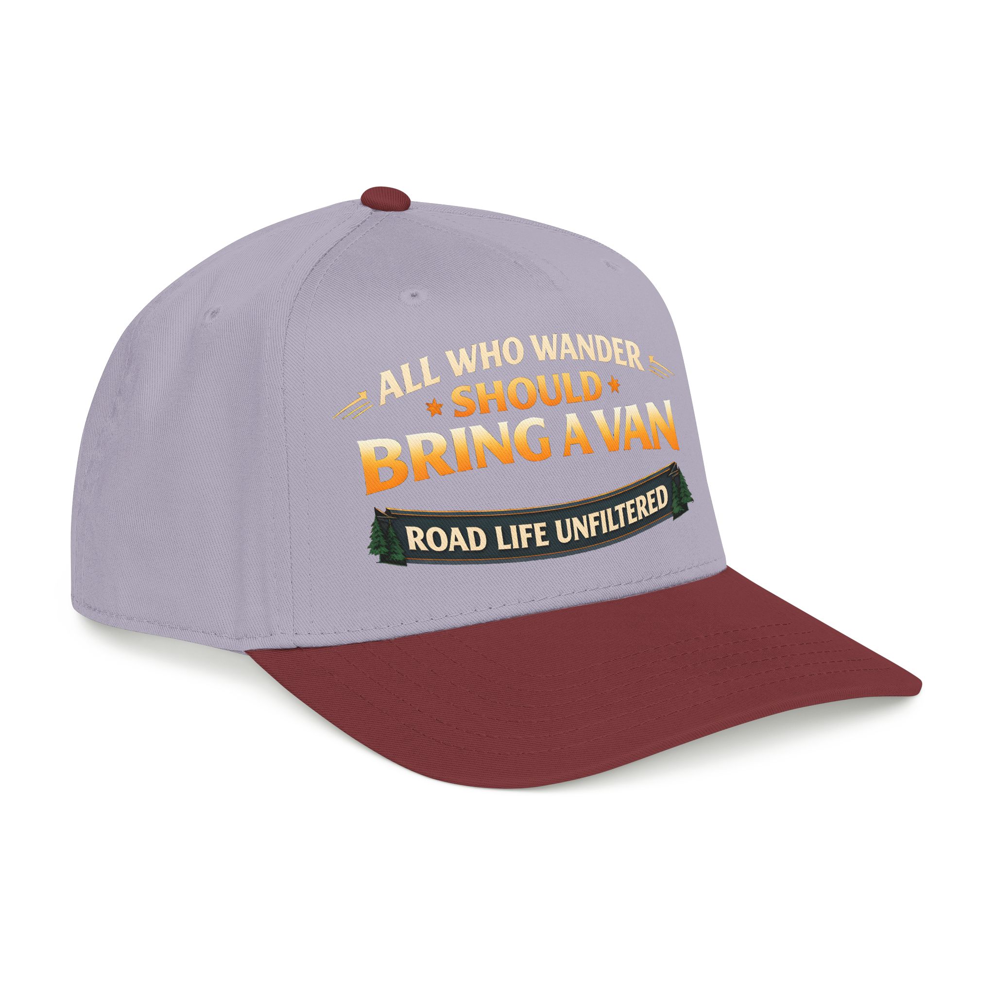 11013386990631821312_2048.jpeg Baseball Cap - "All Who wander Should Bring A Van" Design Scenic-Line