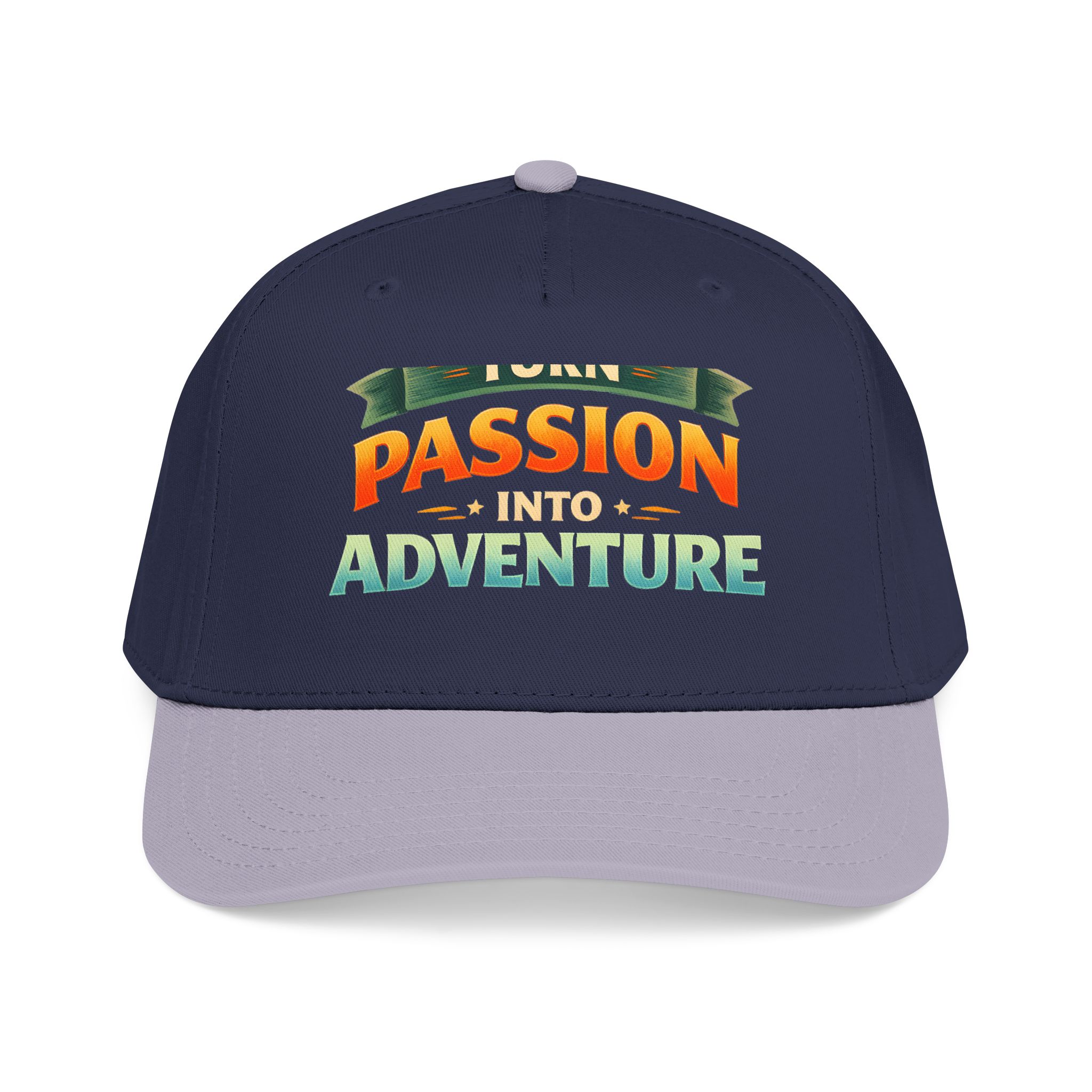Baseball Cap - "Turn Passion Into Adventure" Design Scenic-Line