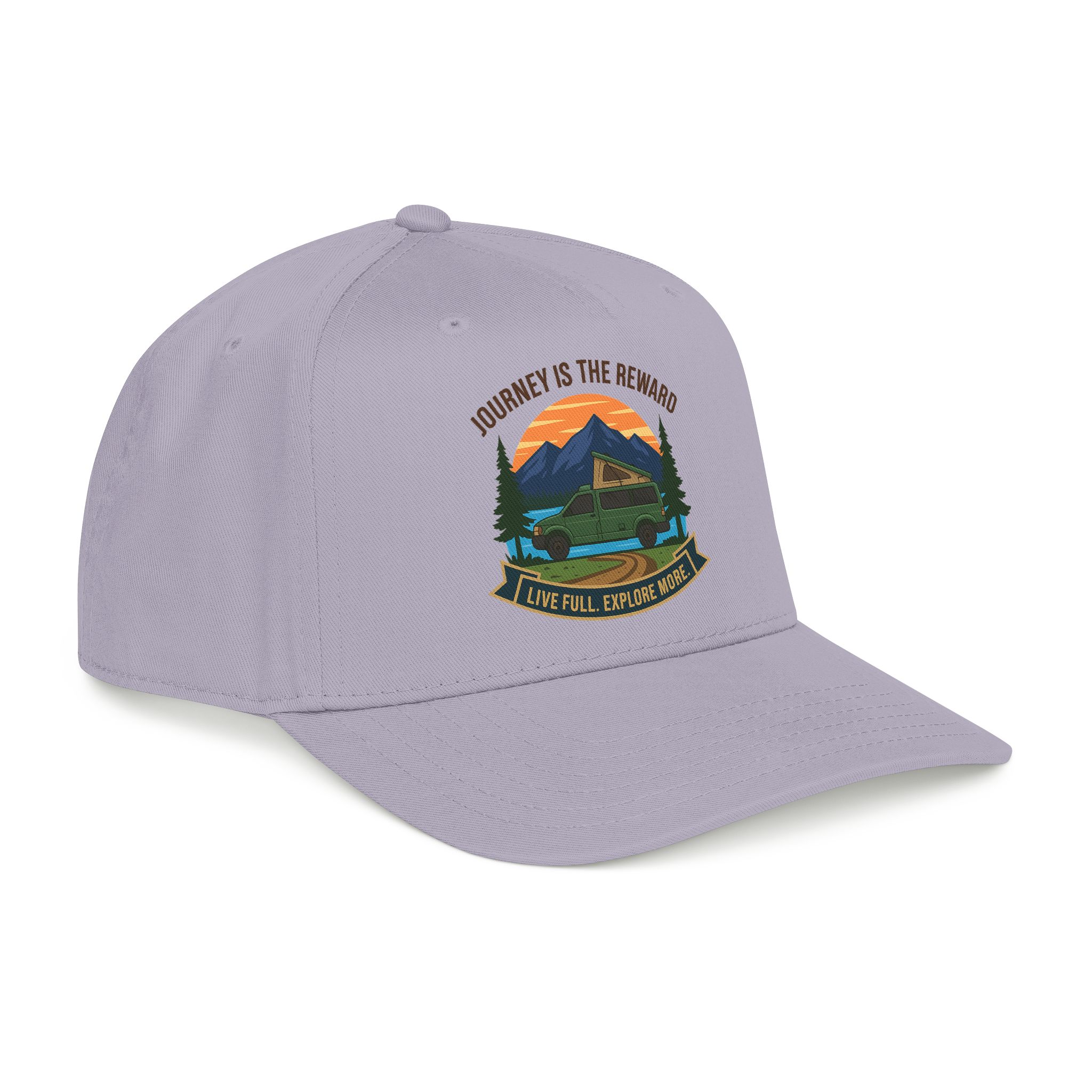 11224120376490013875_2048.jpeg Baseball Cap - "Journey Is The Reward" Outdoor Baseball Hat
