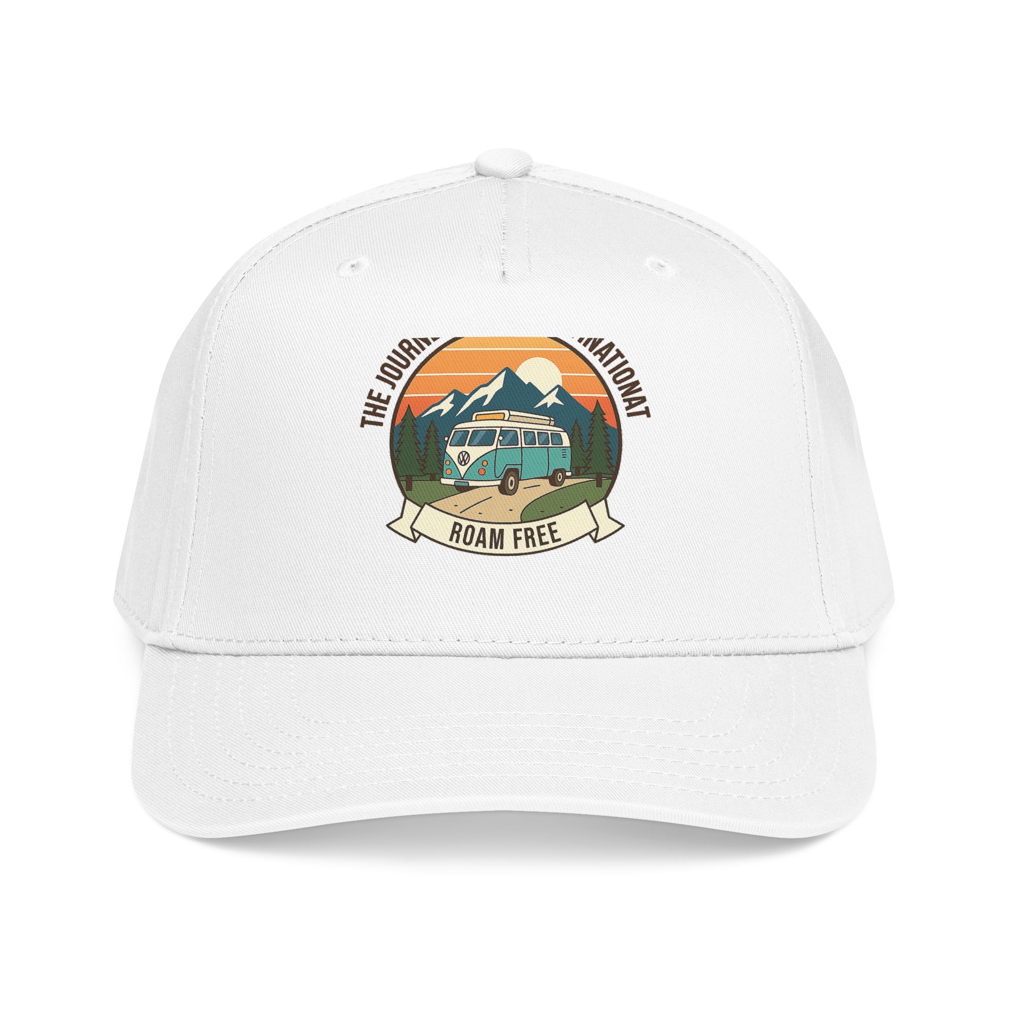 11383692013171878389_2048.jpeg Baseball Cap — "The Journey Is The Destination" Mid Profile Baseball Hat