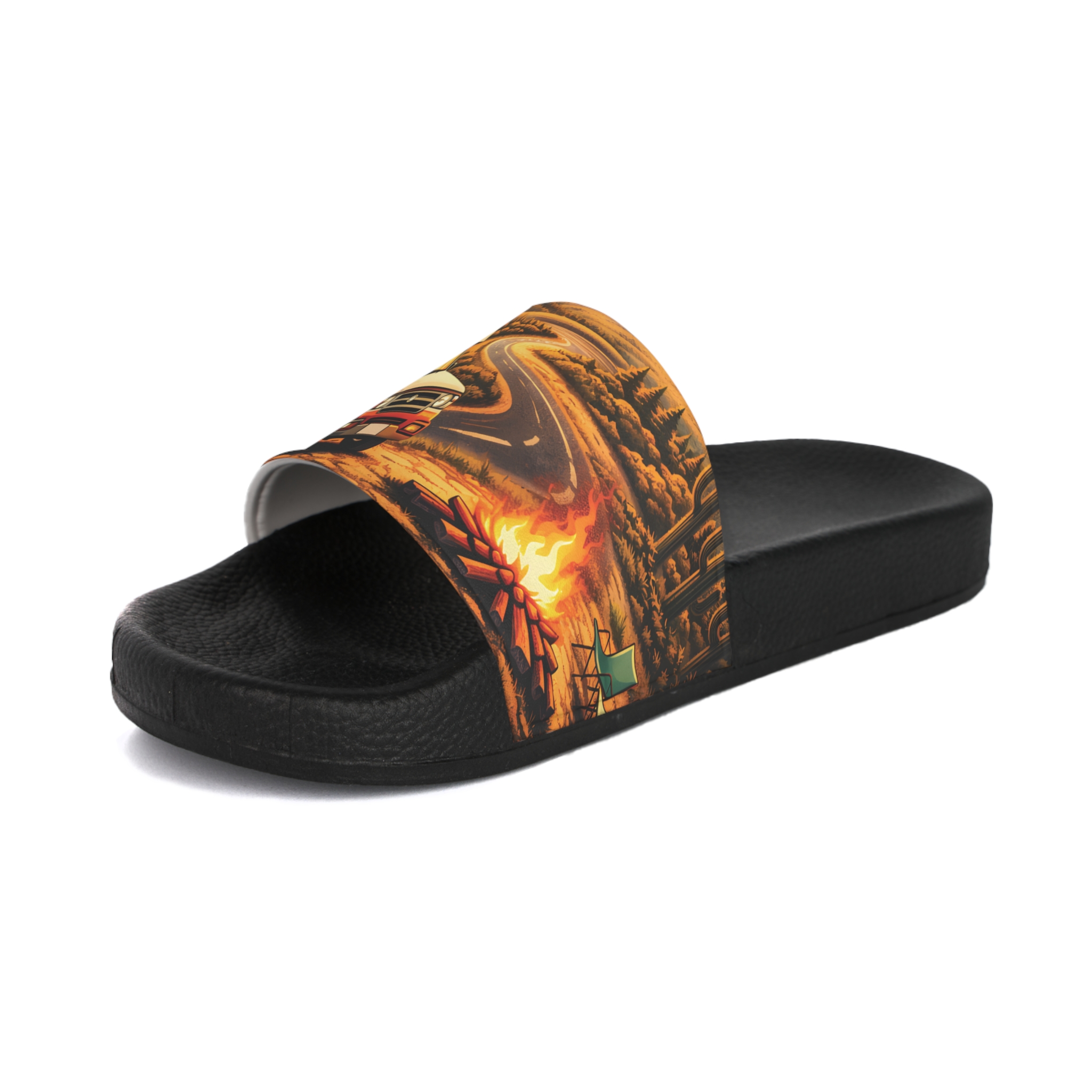 Men's Slide Sandals — 4x4 Camper Vibes for Men (Scenic-Line)