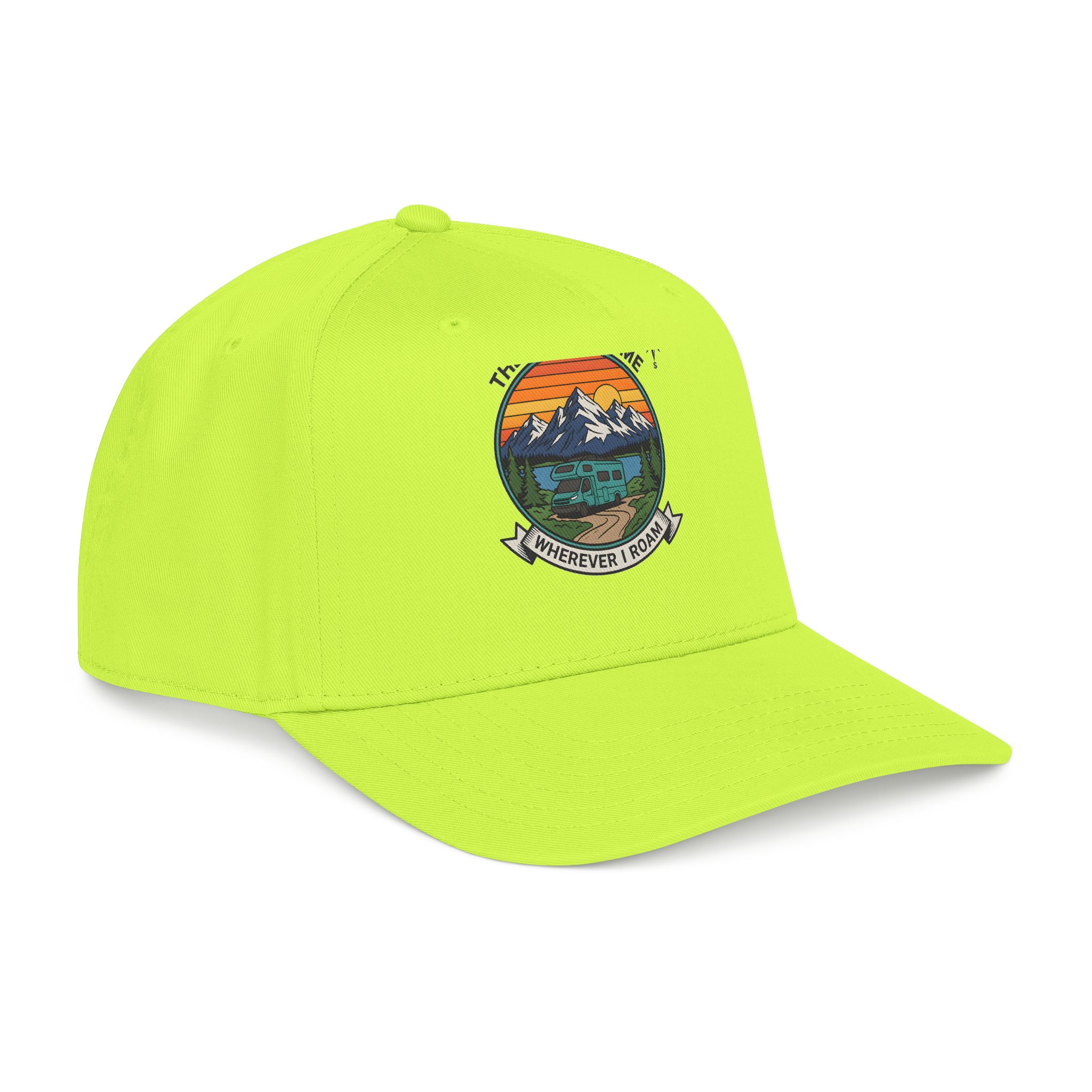 11431357254407955626_2048.jpeg Baseball Cap — "The Road Is Home, Wherever I Roam"