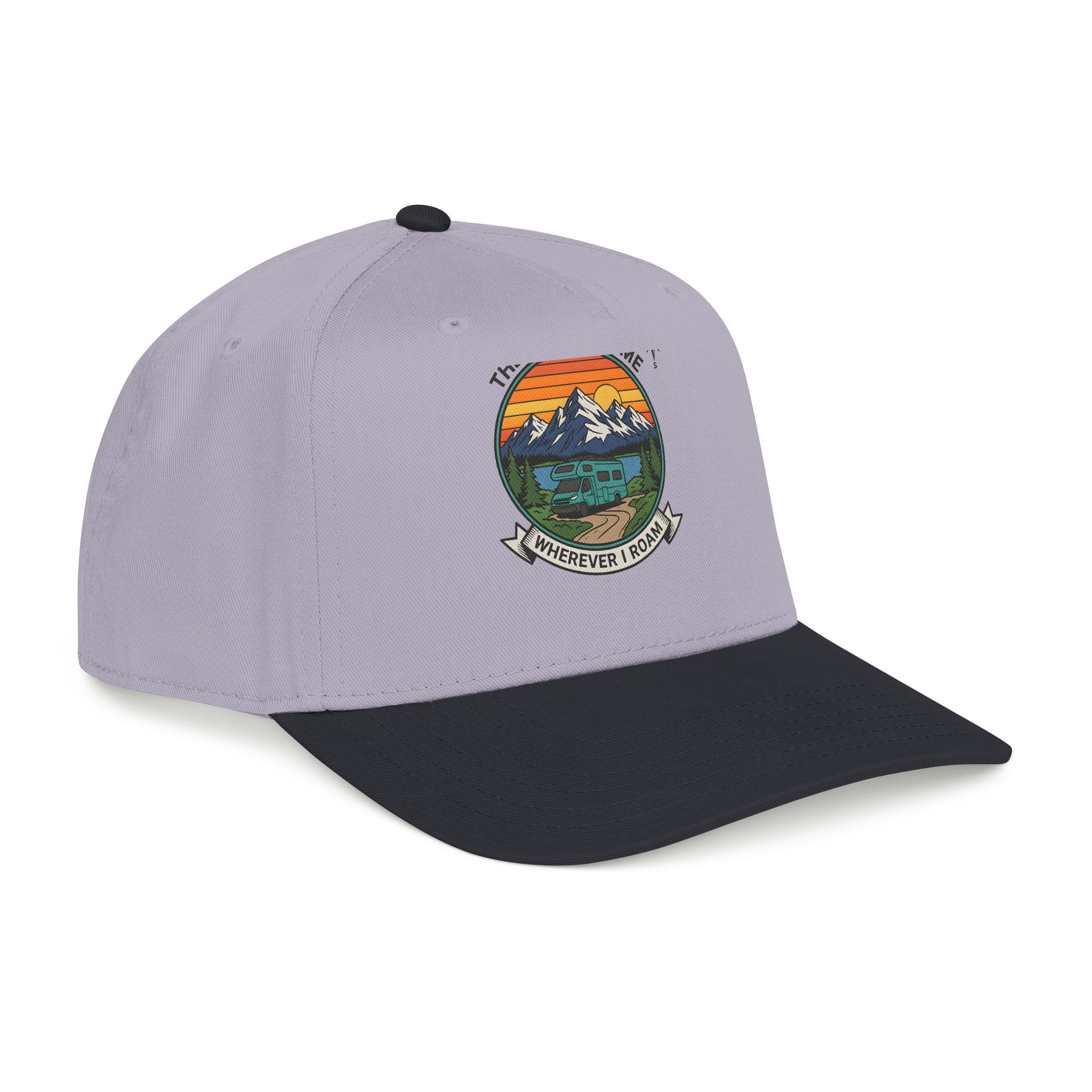 11476220687302924753_2048.jpeg Baseball Cap — "The Road Is Home, Wherever I Roam"