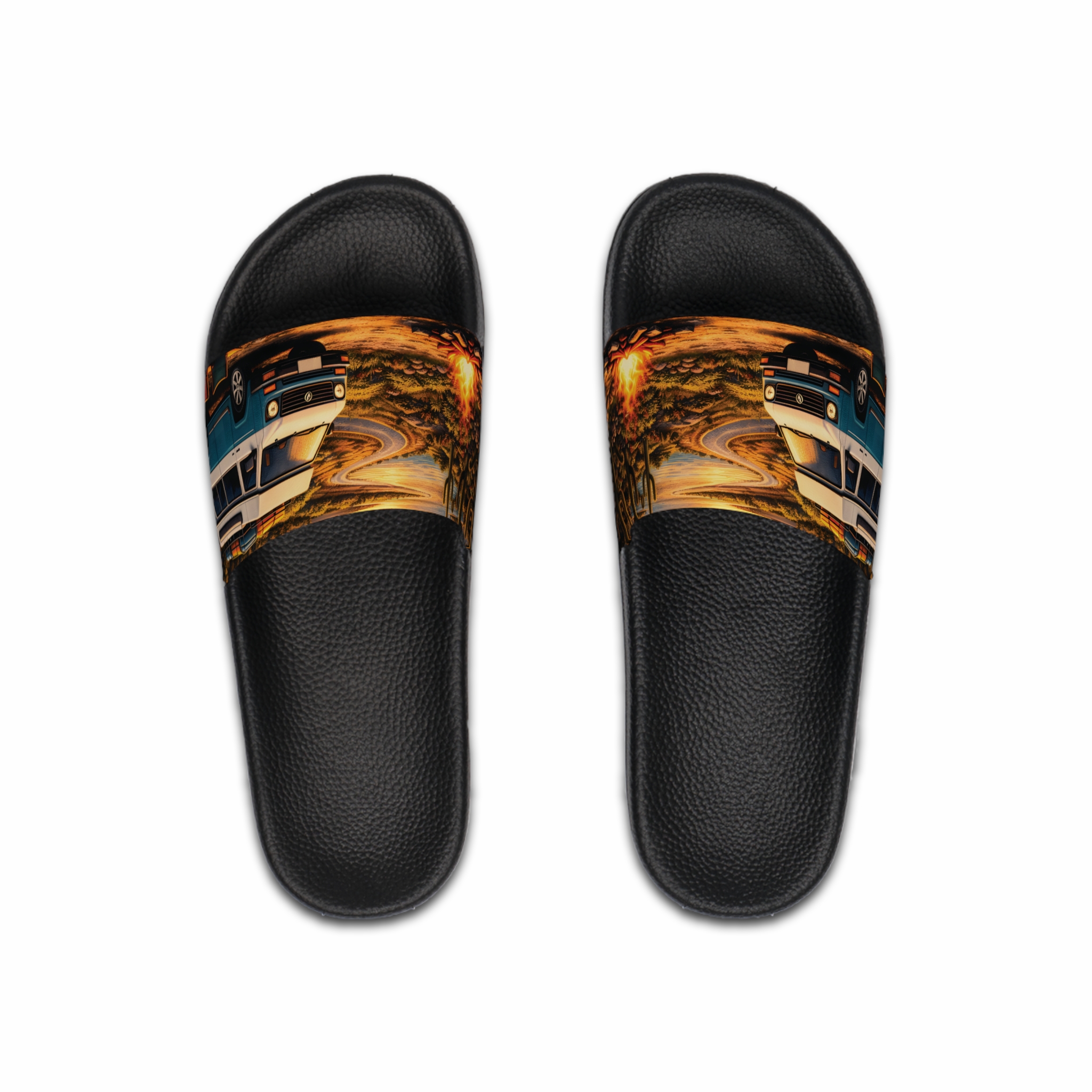 Men's Slide Sandals — Blue Camper Vibes for Men (Scenic-Line)