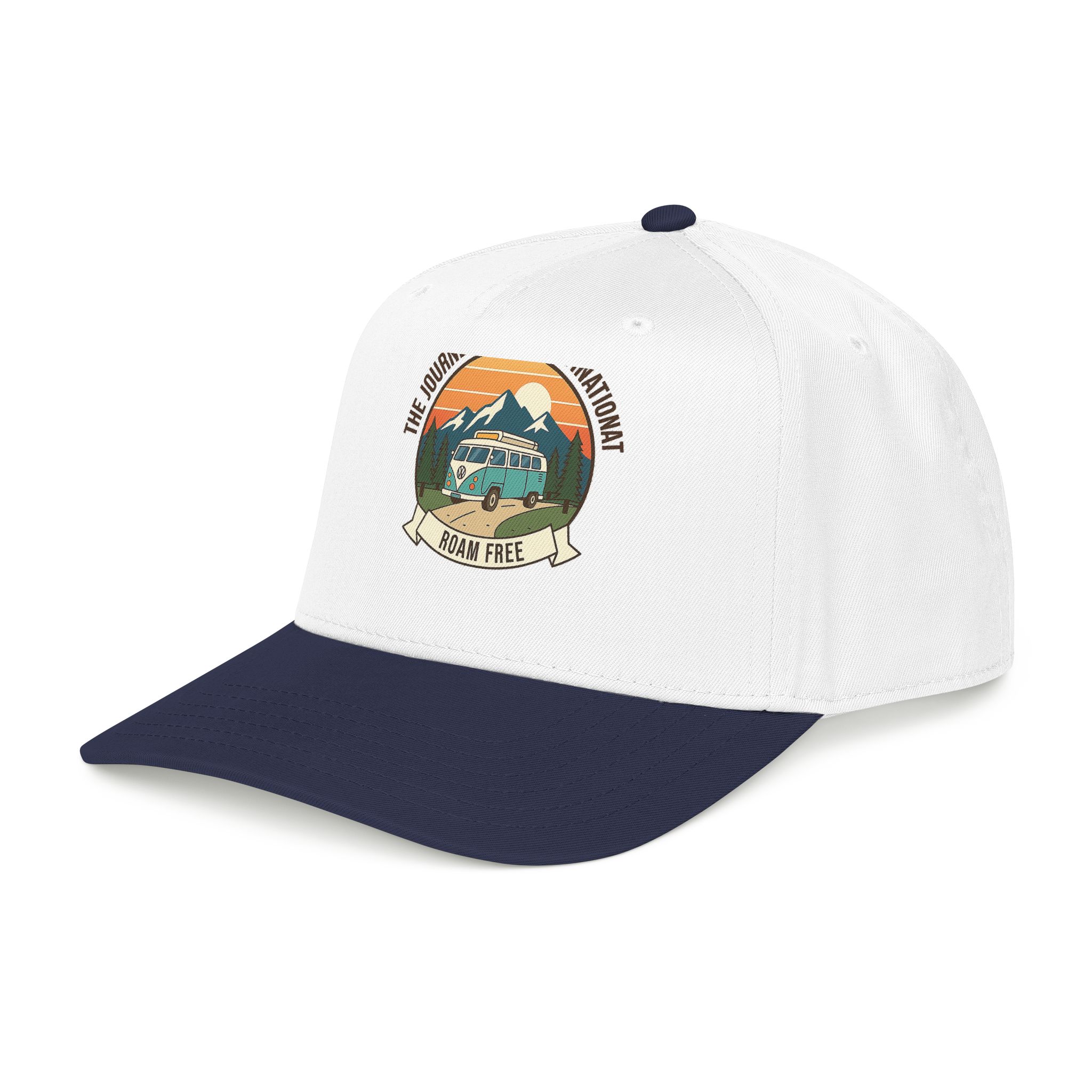 11621222775817782616_2048.jpeg Baseball Cap — "The Journey Is The Destination" Mid Profile Baseball Hat