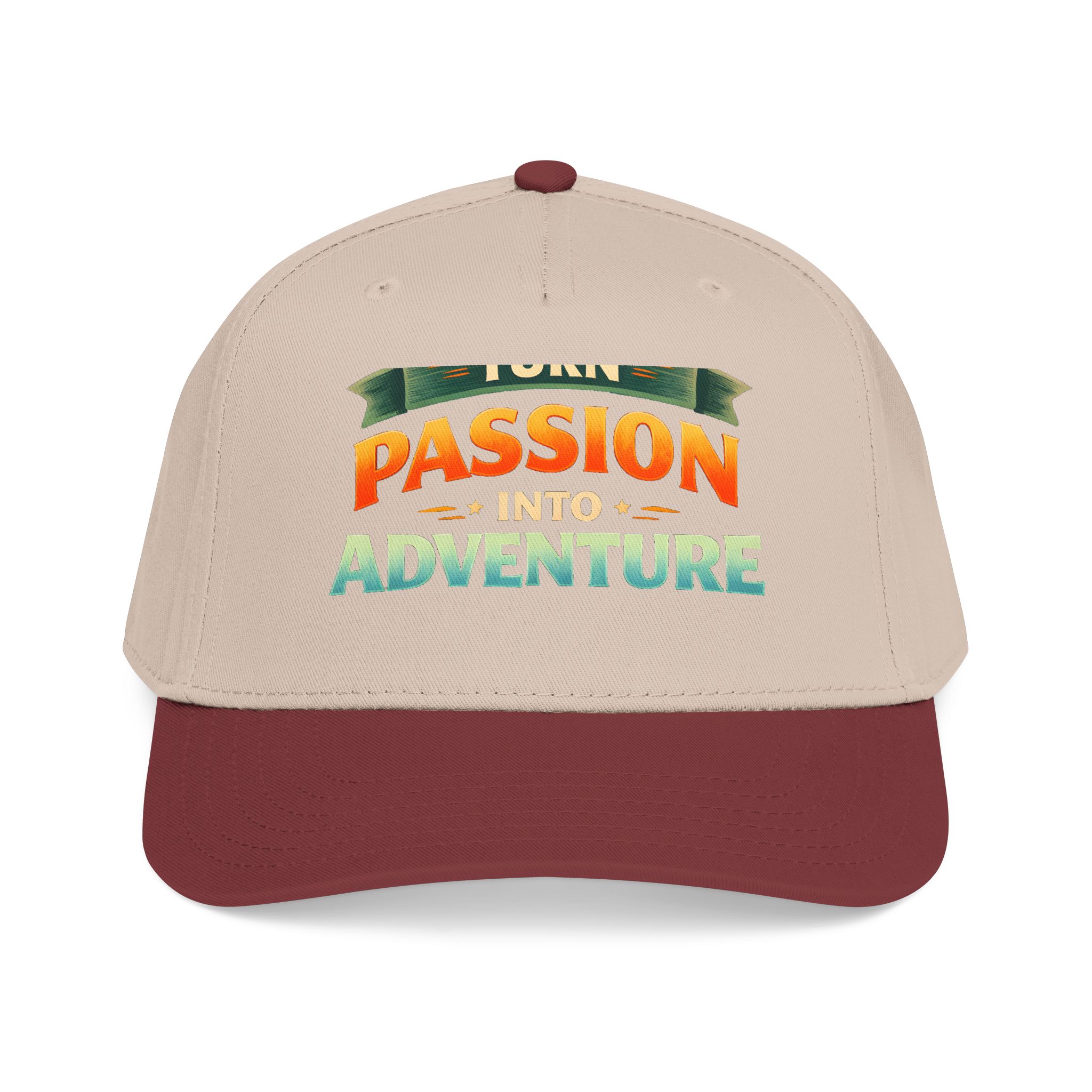 Baseball Cap - "Turn Passion Into Adventure" Design Scenic-Line