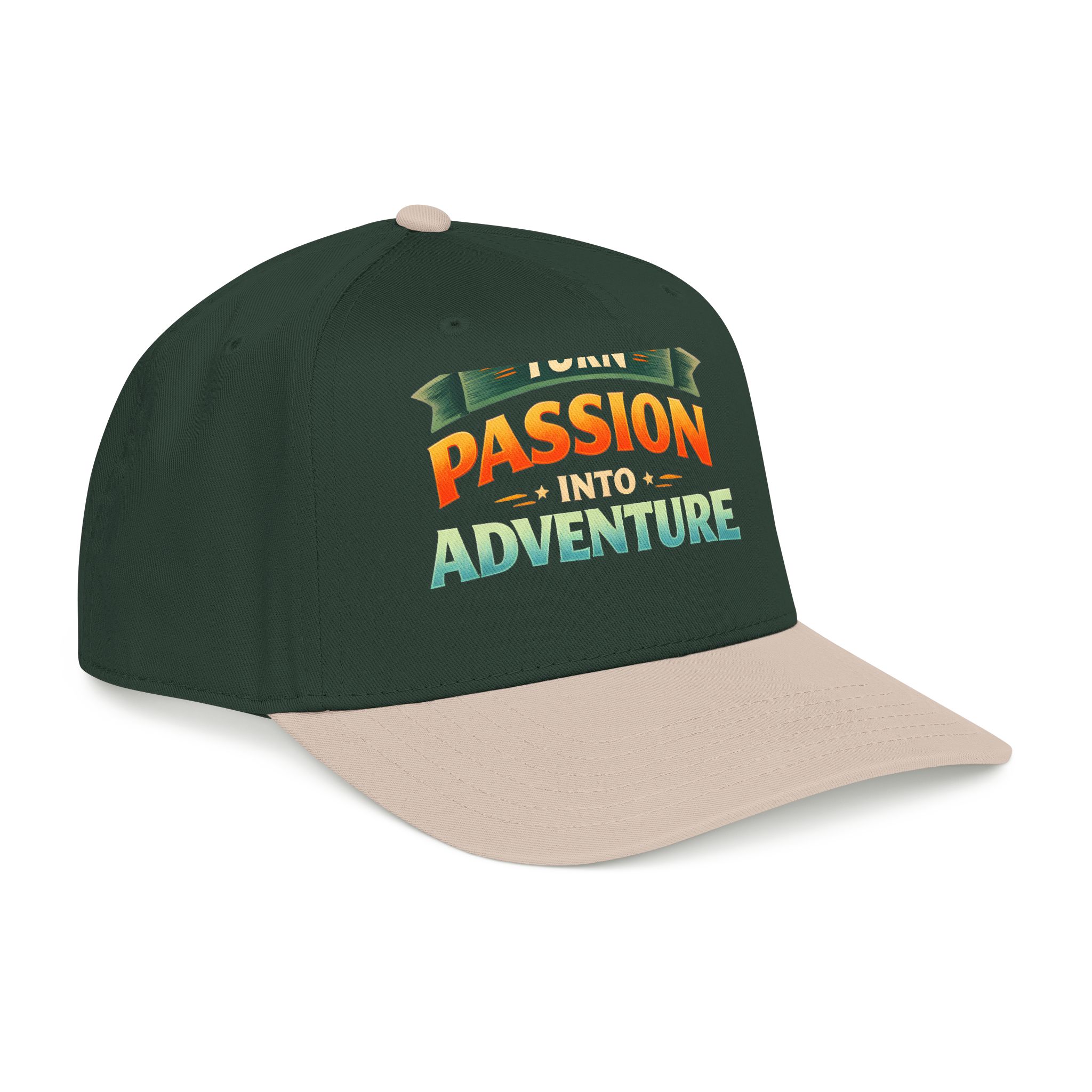 Baseball Cap - "Turn Passion Into Adventure" Design Scenic-Line