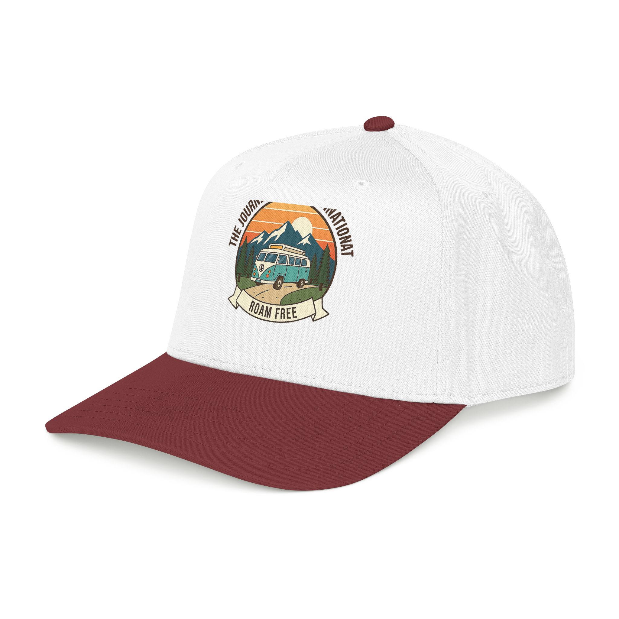 12015198108541346508_2048.jpeg Baseball Cap — "The Journey Is The Destination" Mid Profile Baseball Hat
