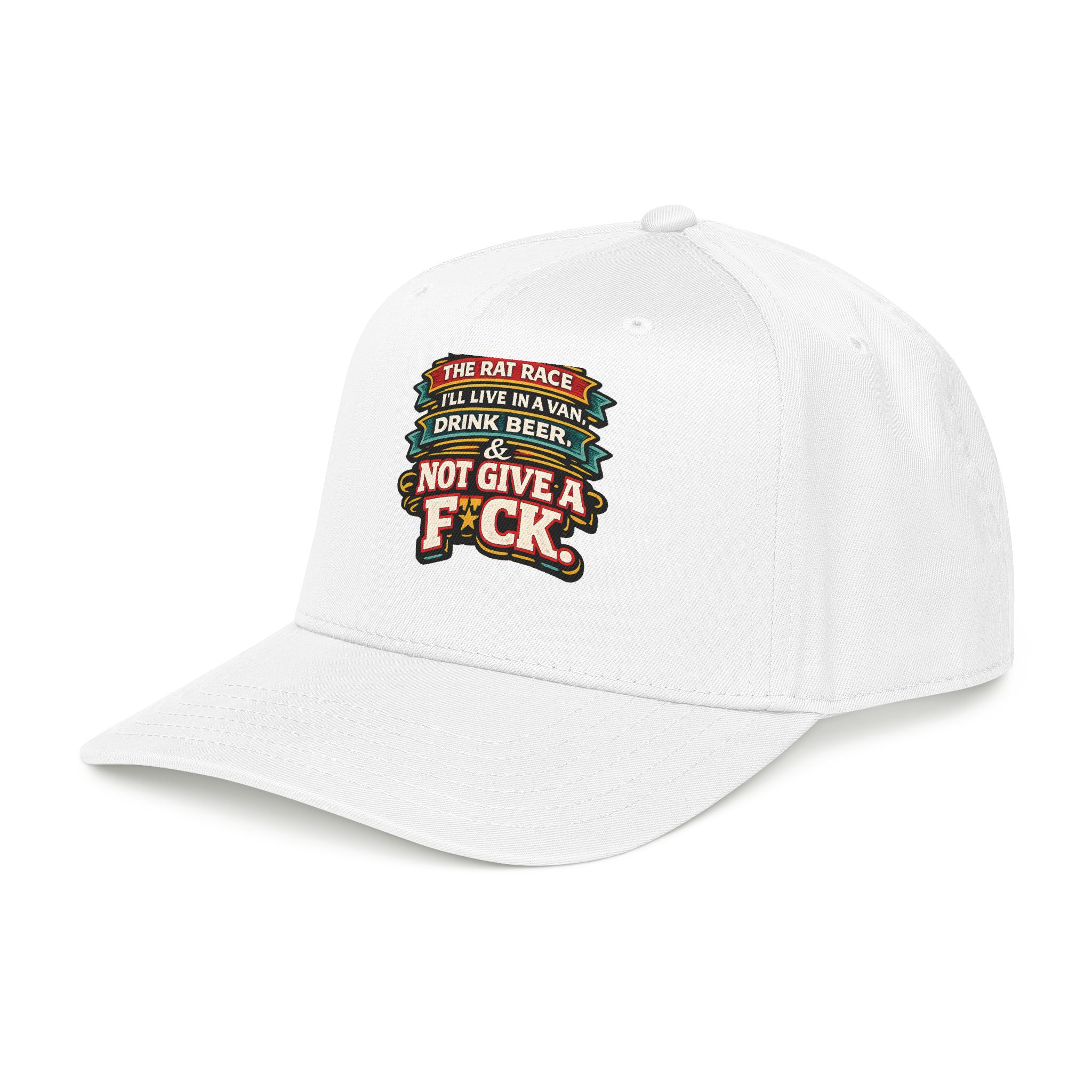 Baseball Cap - "Screw The Rat Race" Design F**K-Line