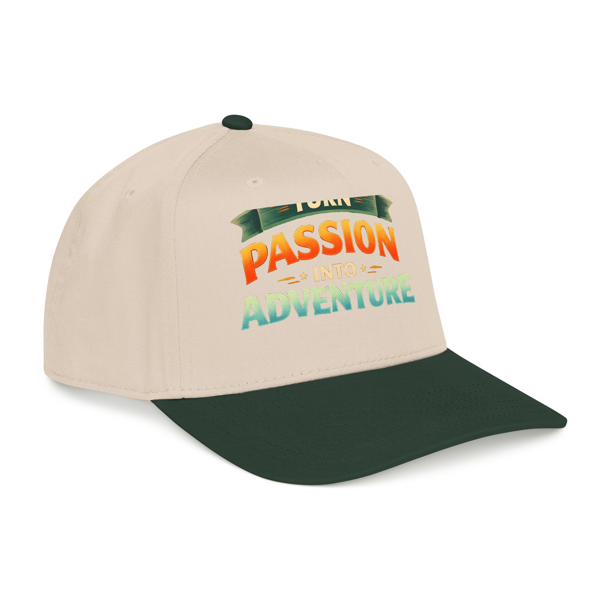 Baseball Cap - "Turn Passion Into Adventure" Design Scenic-Line
