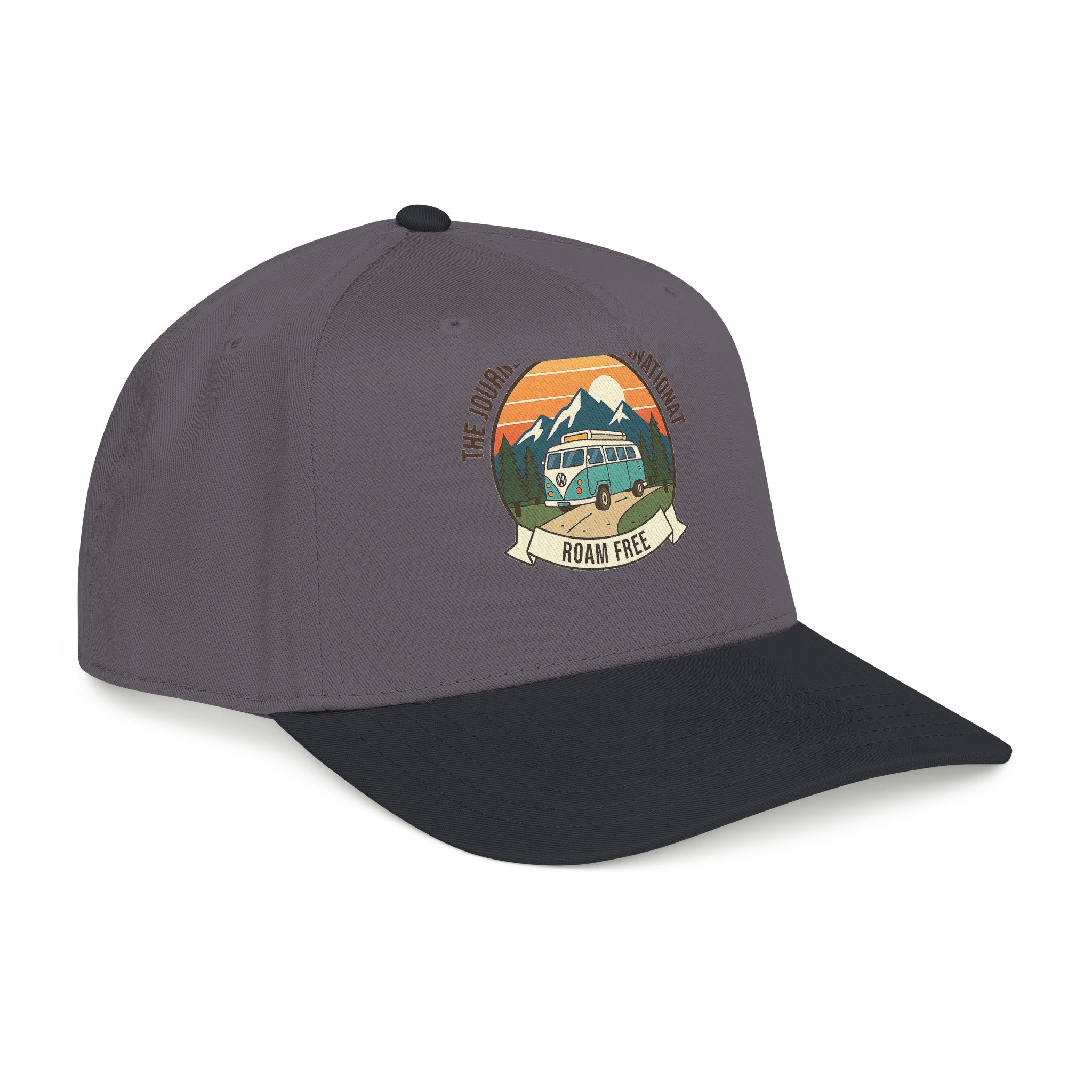 12606334804539789901_2048.jpeg Baseball Cap — "The Journey Is The Destination" Mid Profile Baseball Hat
