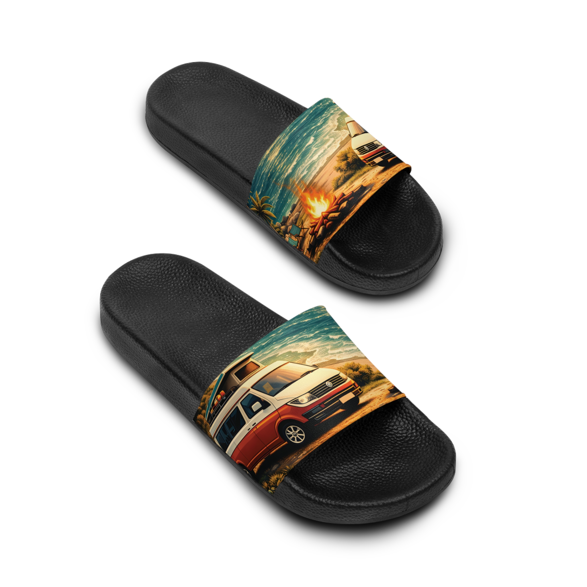 12716319034726035439_2048.jpeg Men's Slide Sandals — Red Camper Vibes for Men (Scenic-Line)