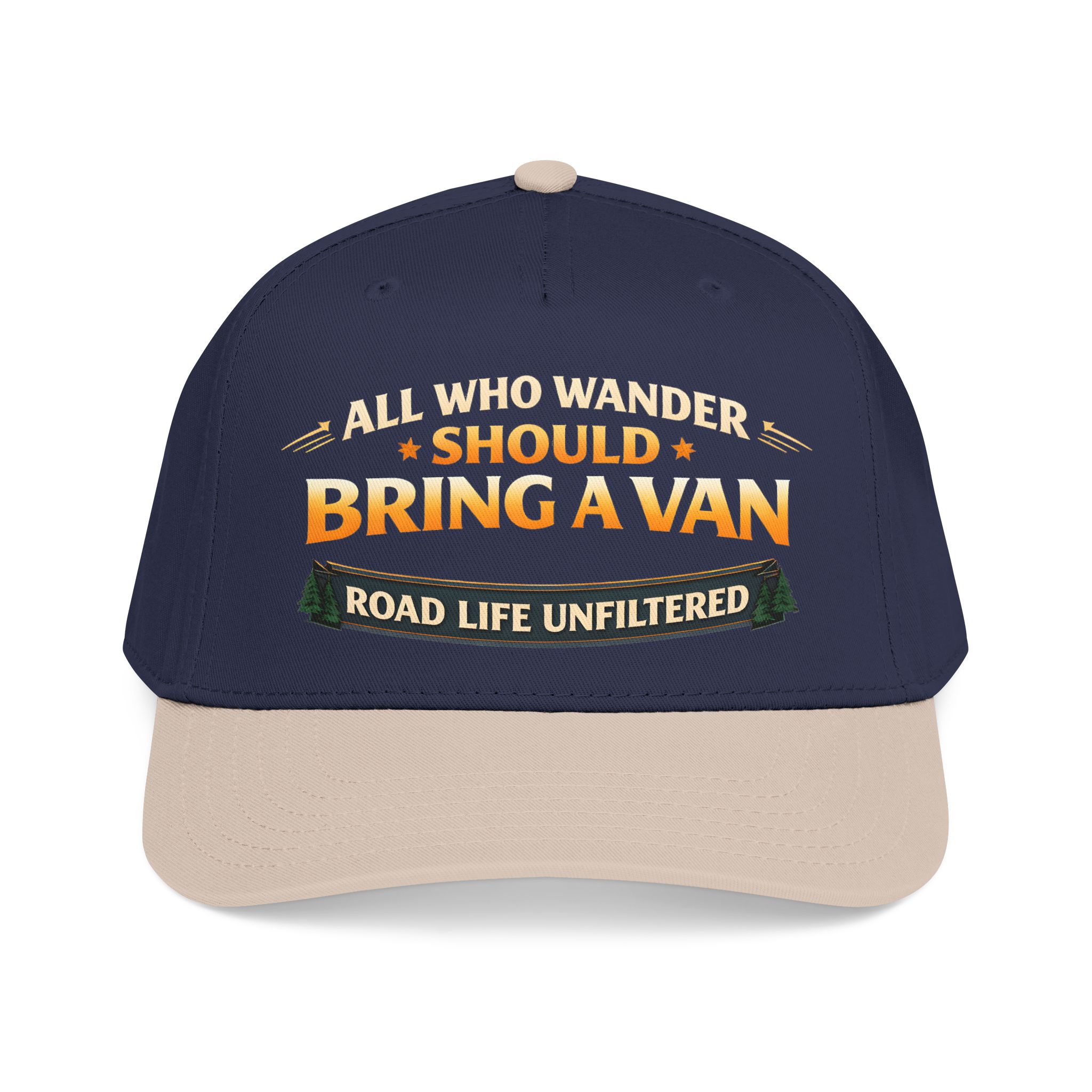 12829524073519019215_2048.jpeg Baseball Cap - "All Who wander Should Bring A Van" Design Scenic-Line