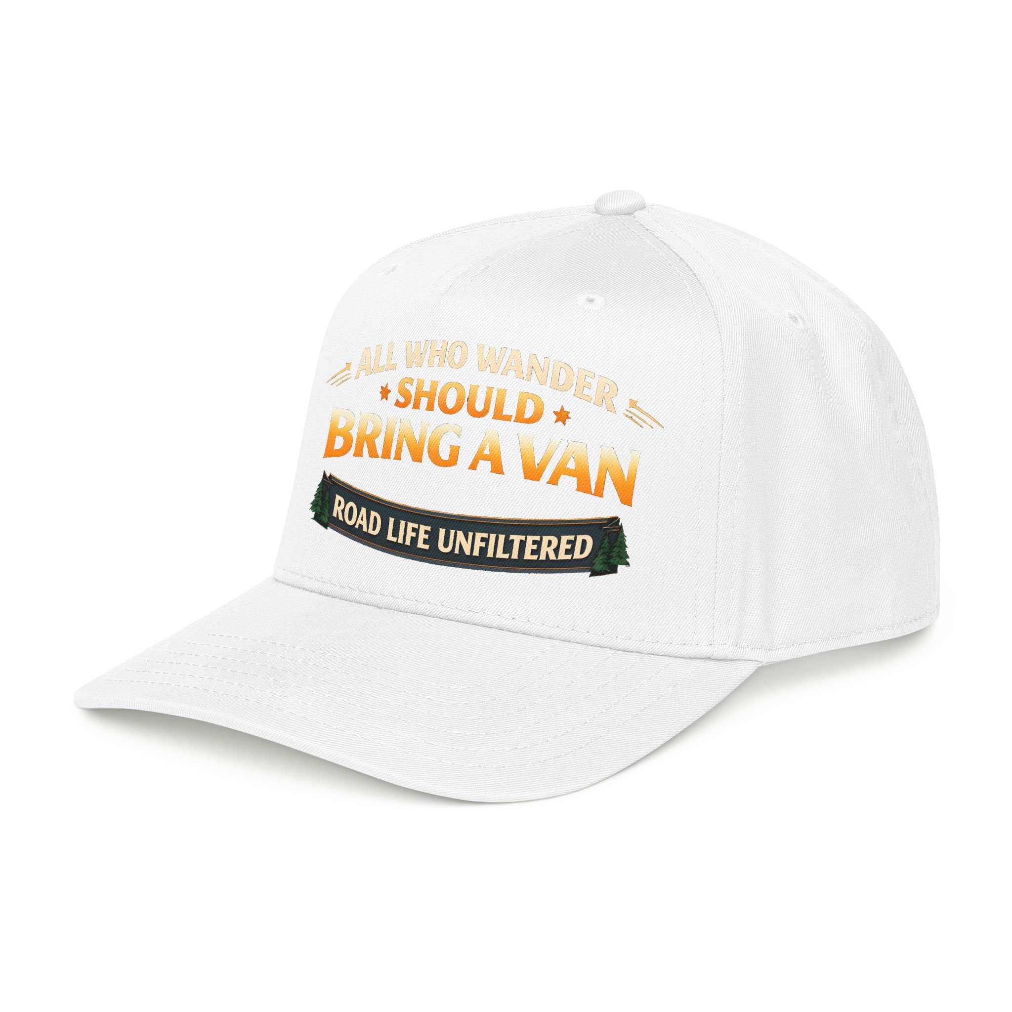 12897156170322240715_2048.jpeg Baseball Cap - "All Who wander Should Bring A Van" Design Scenic-Line