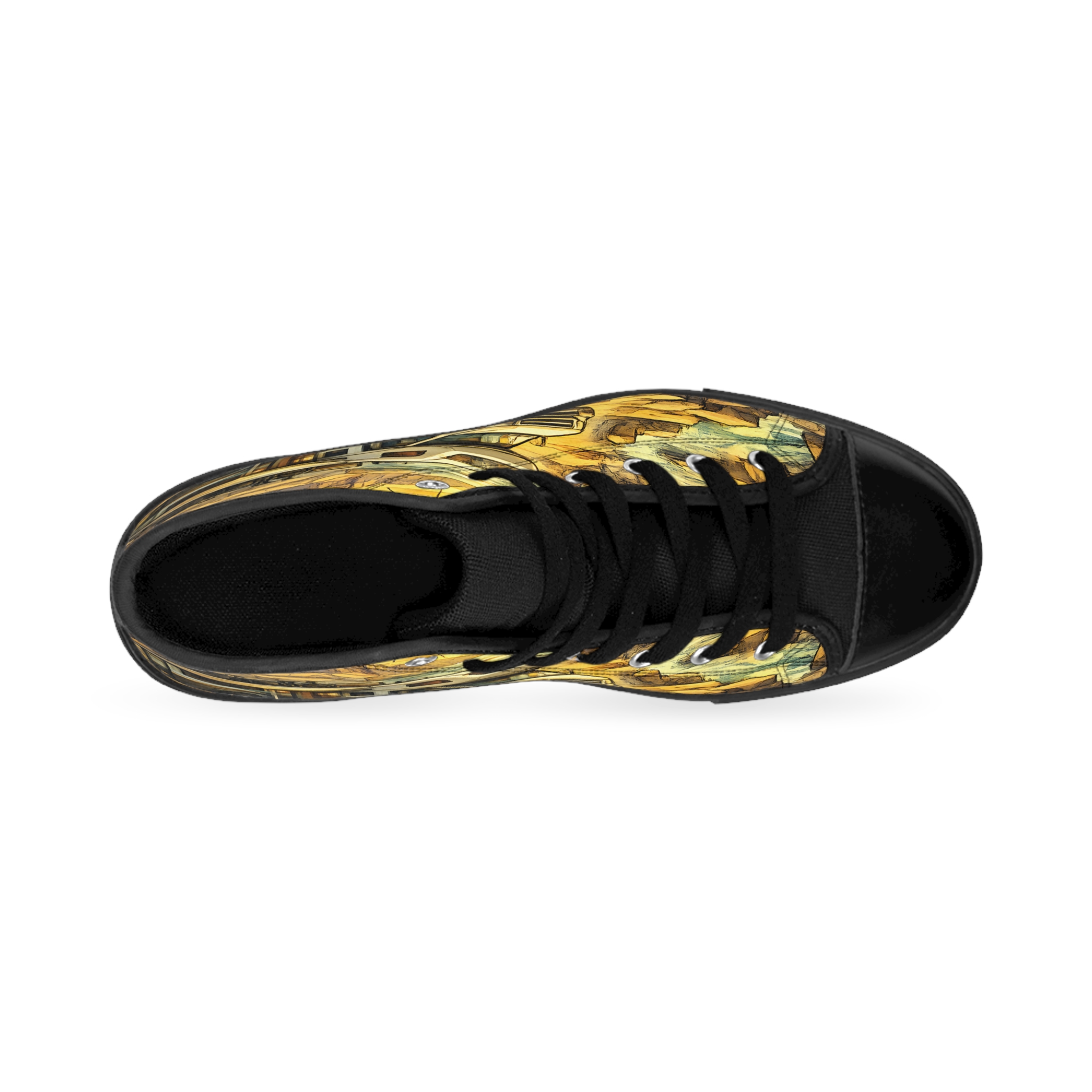 13049489193145544157_2048.jpeg Women's Classic Sneakers – Ford RV Print (Cubic-Line)