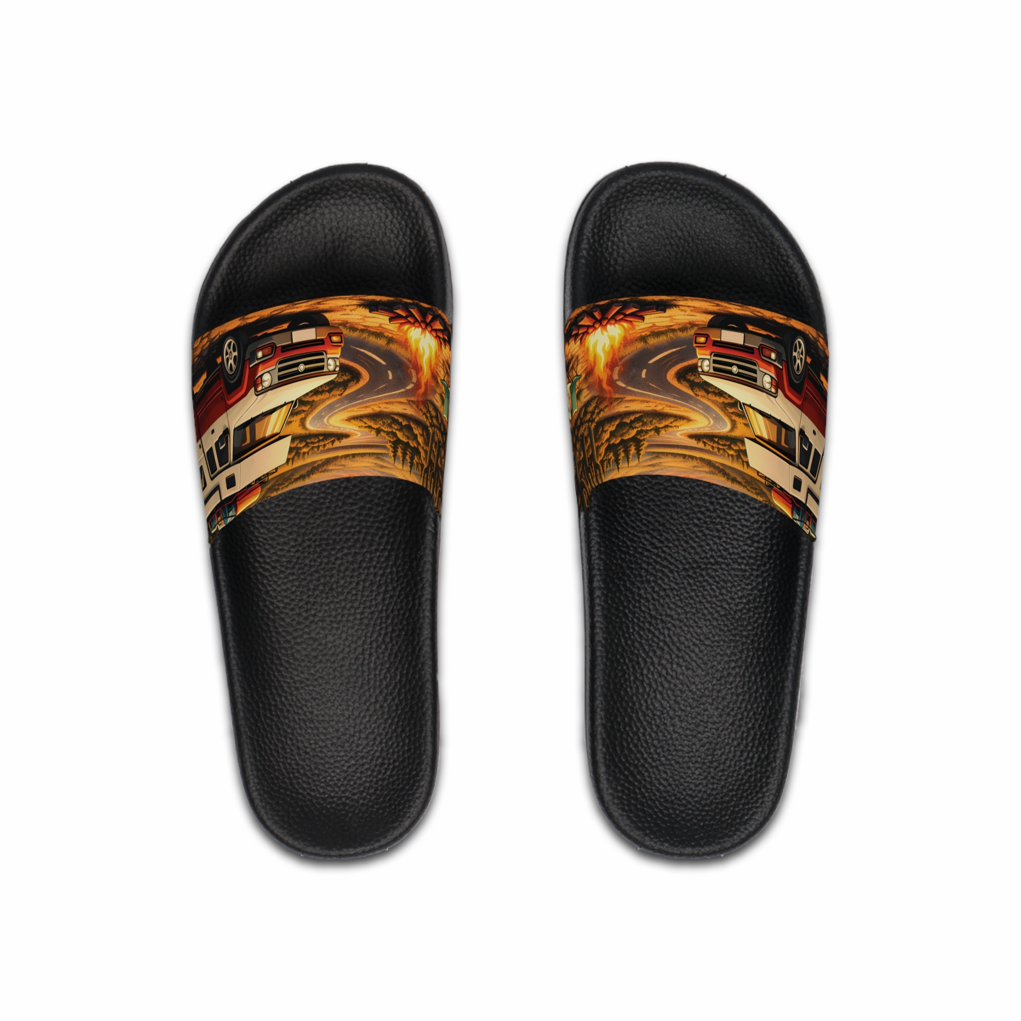 Men's Slide Sandals — 4x4 Camper Vibes for Men (Scenic-Line)