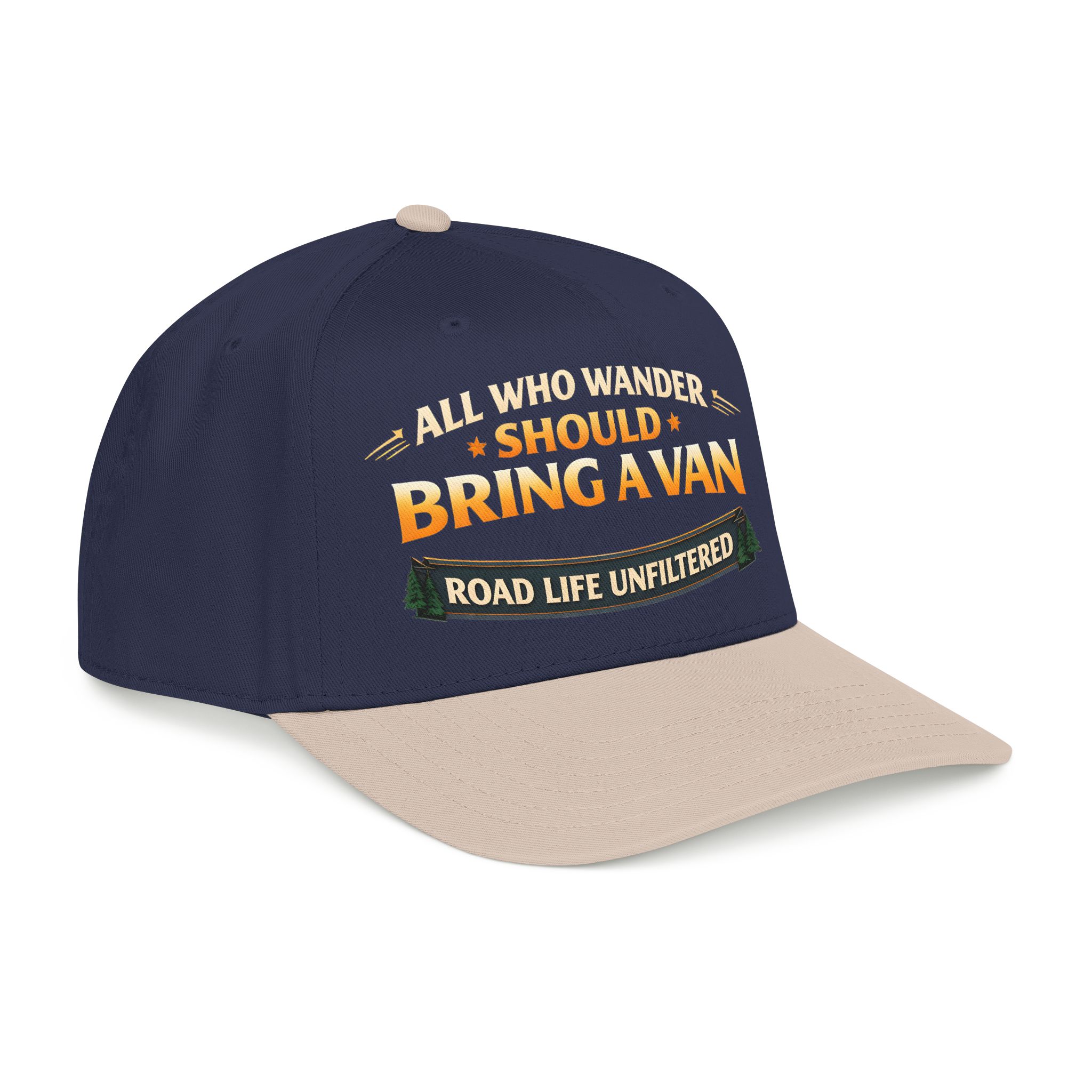 13113198483392578253_2048.jpeg Baseball Cap - "All Who wander Should Bring A Van" Design Scenic-Line