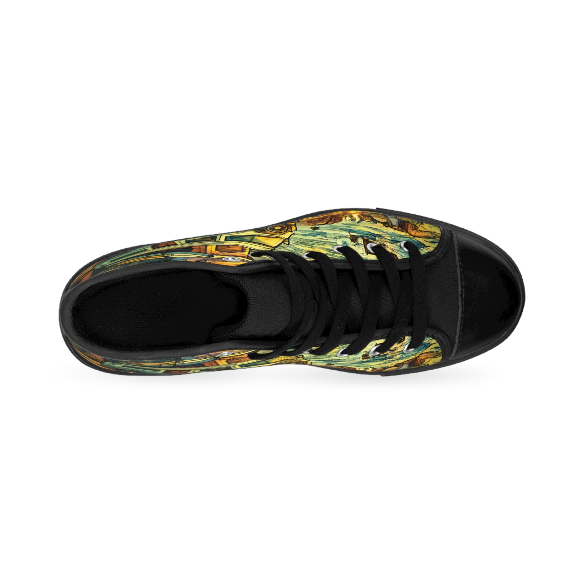 13217693999075669404_2048.jpeg Women's Classic Sneakers – Retro VW RV Print (Cubic-Line)