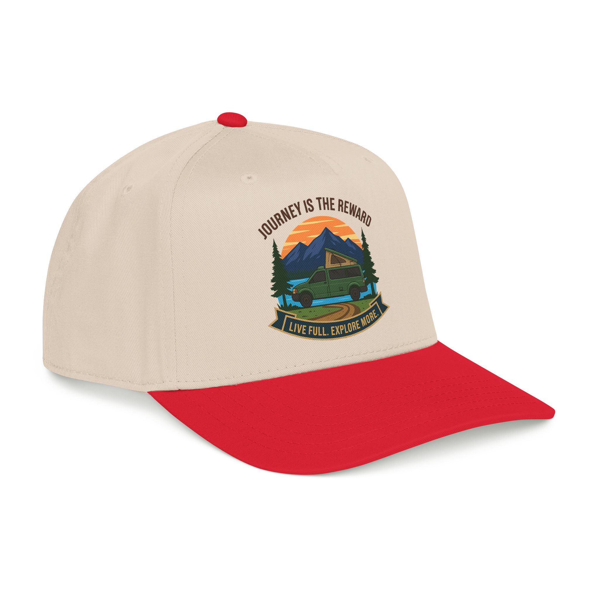 13256426518786293302_2048.jpeg Baseball Cap - "Journey Is The Reward" Outdoor Baseball Hat