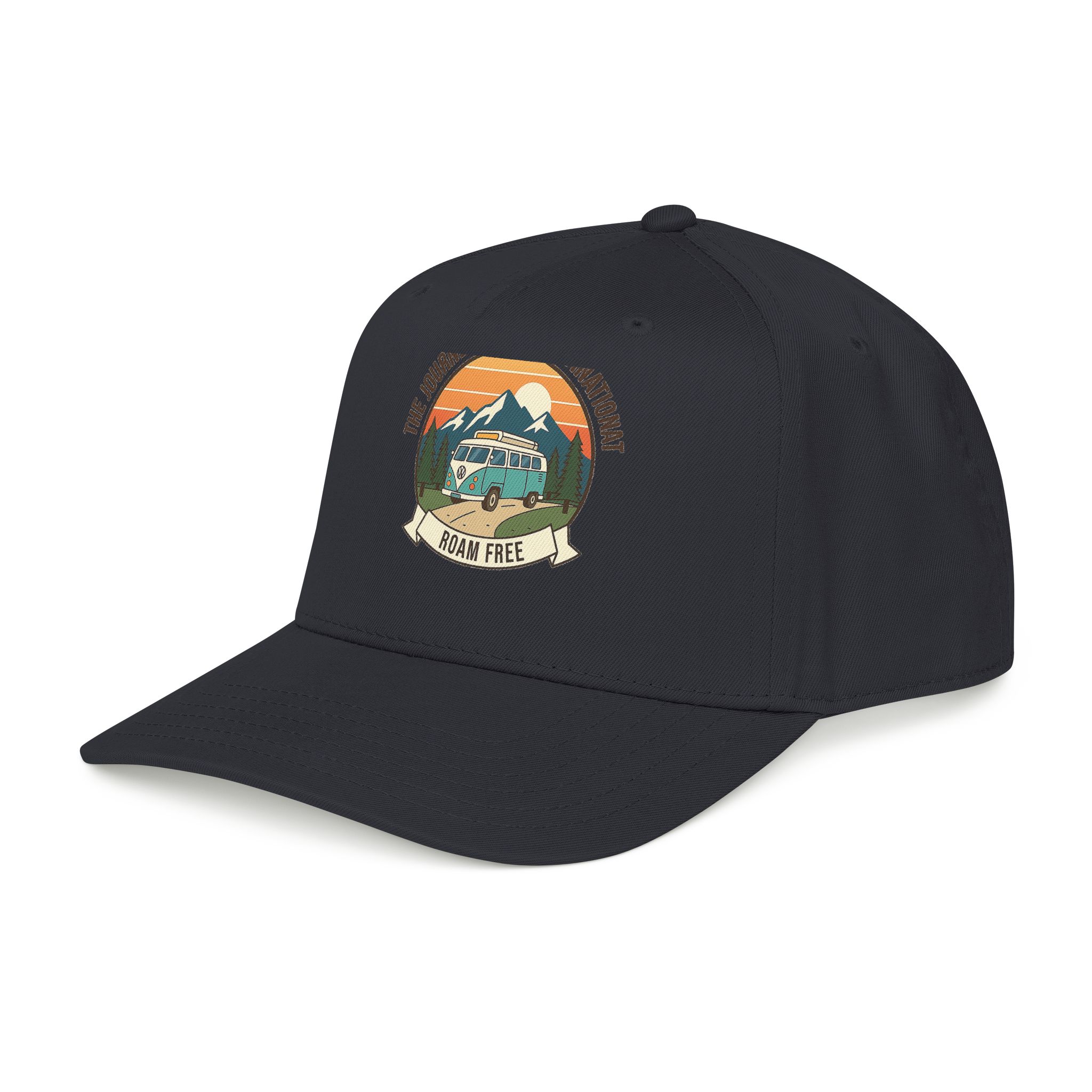 13295969080656500840_2048.jpeg Baseball Cap — "The Journey Is The Destination" Mid Profile Baseball Hat