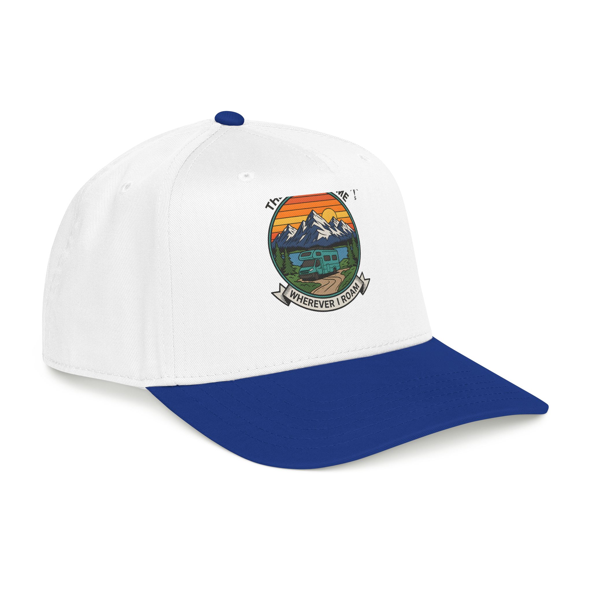 13526494640114245894_2048.jpeg Baseball Cap — "The Road Is Home, Wherever I Roam"