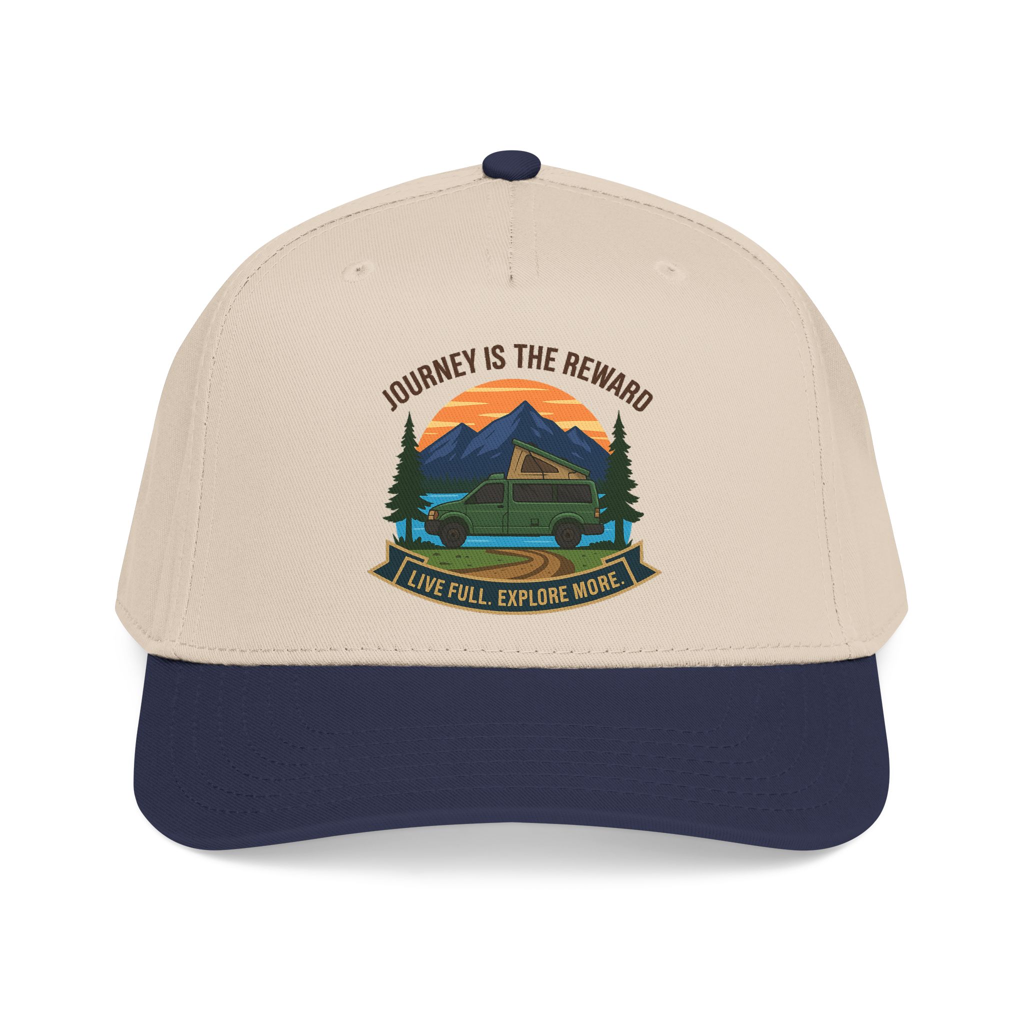 13579495864497619948_2048.jpeg Baseball Cap - "Journey Is The Reward" Outdoor Baseball Hat