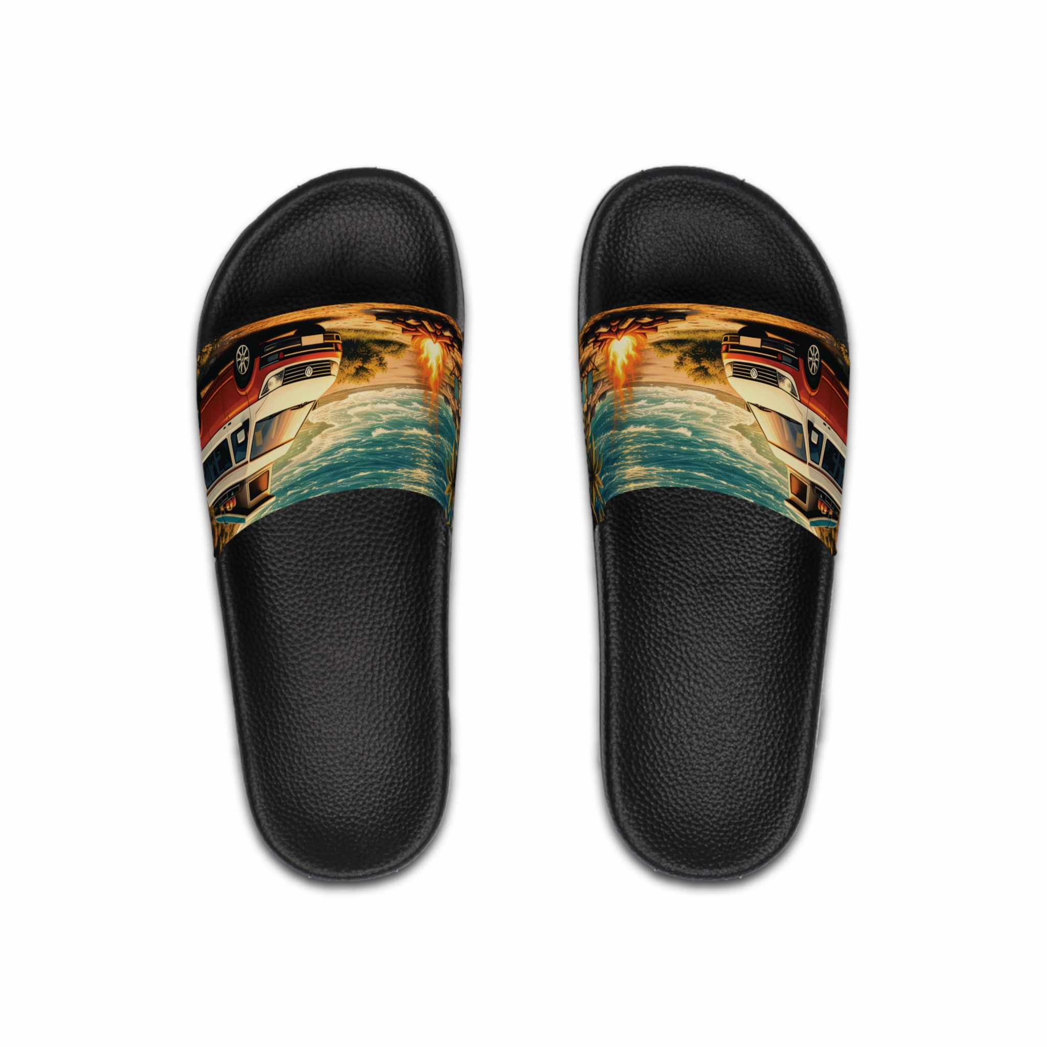 Men's Slide Sandals — Red Camper Vibes for Men (Scenic-Line)