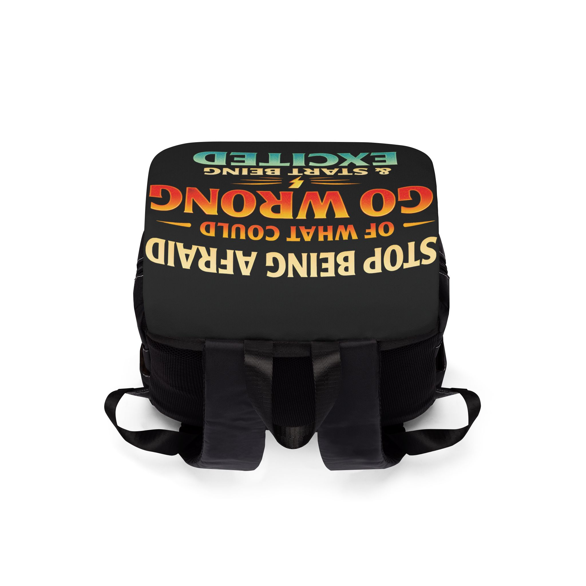 13658890094026781063_2048.jpeg Unisex Casual Shoulder Backpack—"Stop Being Afraid Of What Could Go Wrong" Design Scenic-Line(Campervan)