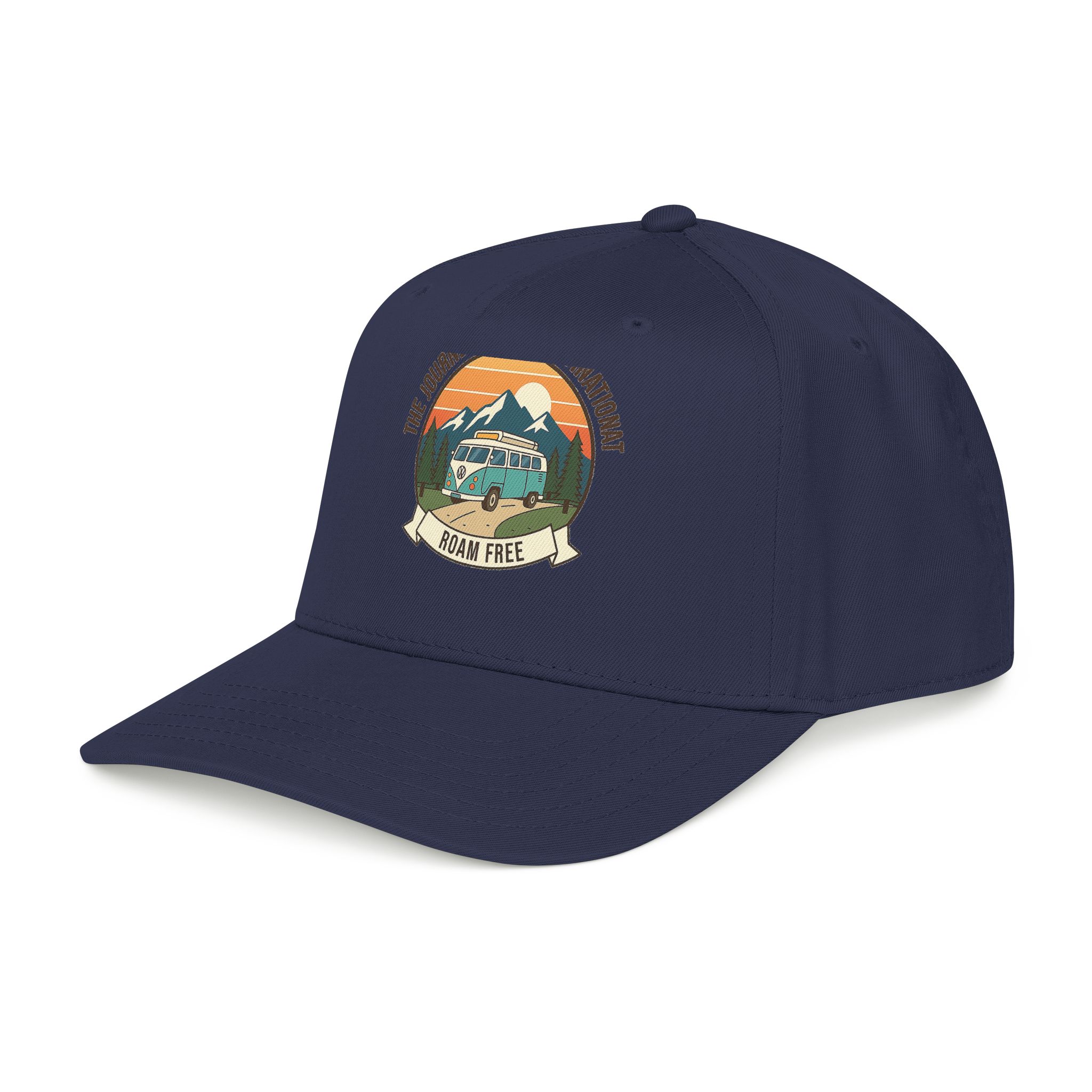 13670198361279624000_2048.jpeg Baseball Cap — "The Journey Is The Destination" Mid Profile Baseball Hat
