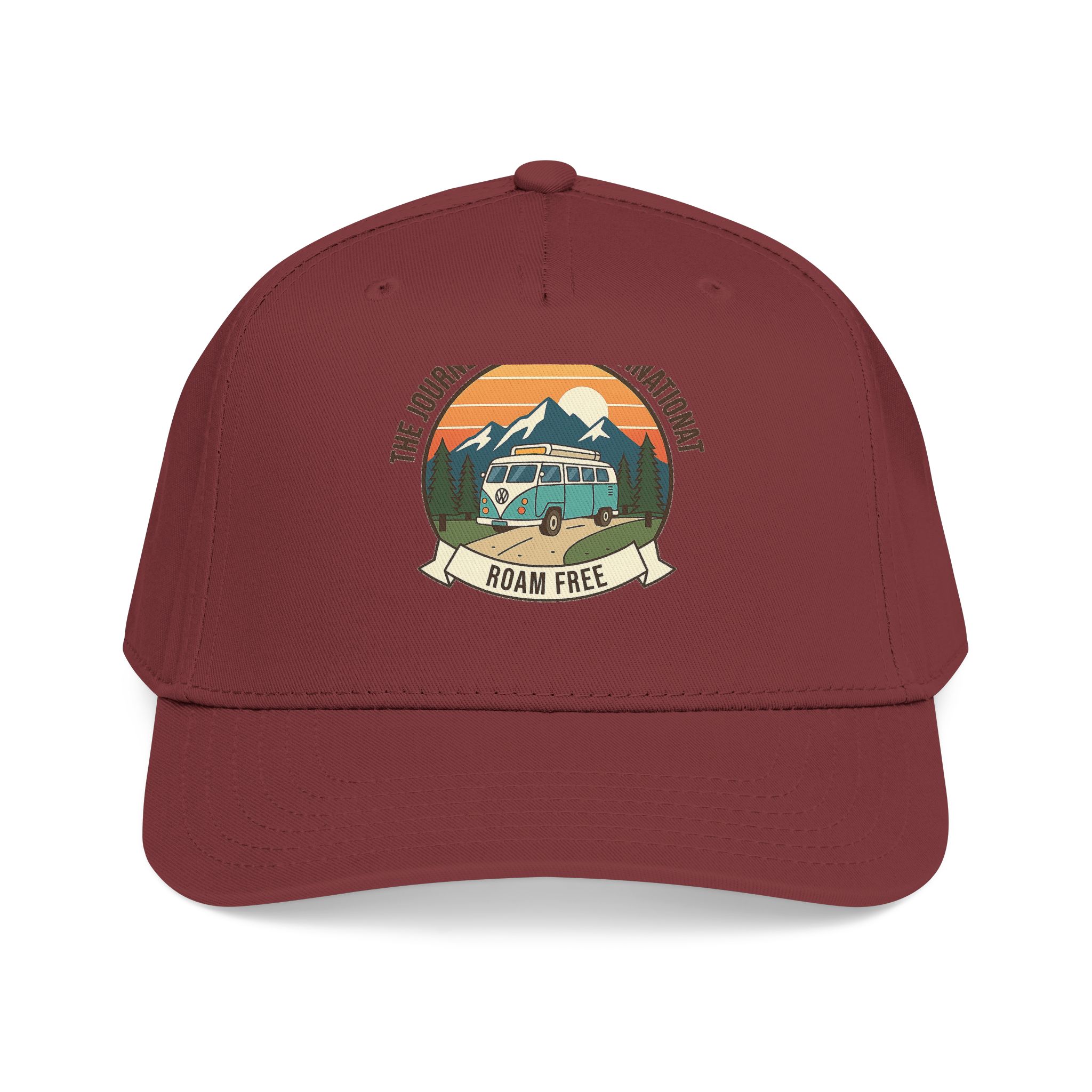 13809364248769156645_2048.jpeg Baseball Cap — "The Journey Is The Destination" Mid Profile Baseball Hat