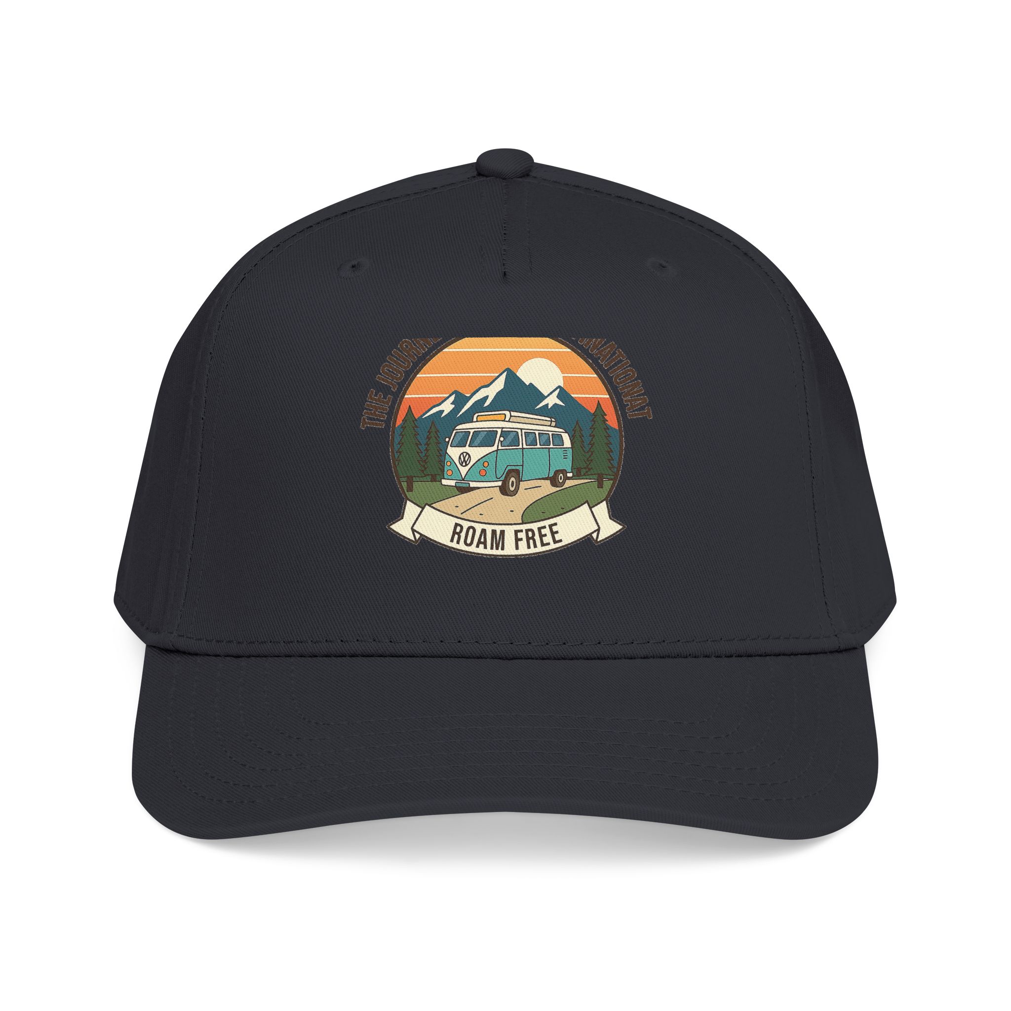 13846173884311147443_2048.jpeg Baseball Cap — "The Journey Is The Destination" Mid Profile Baseball Hat
