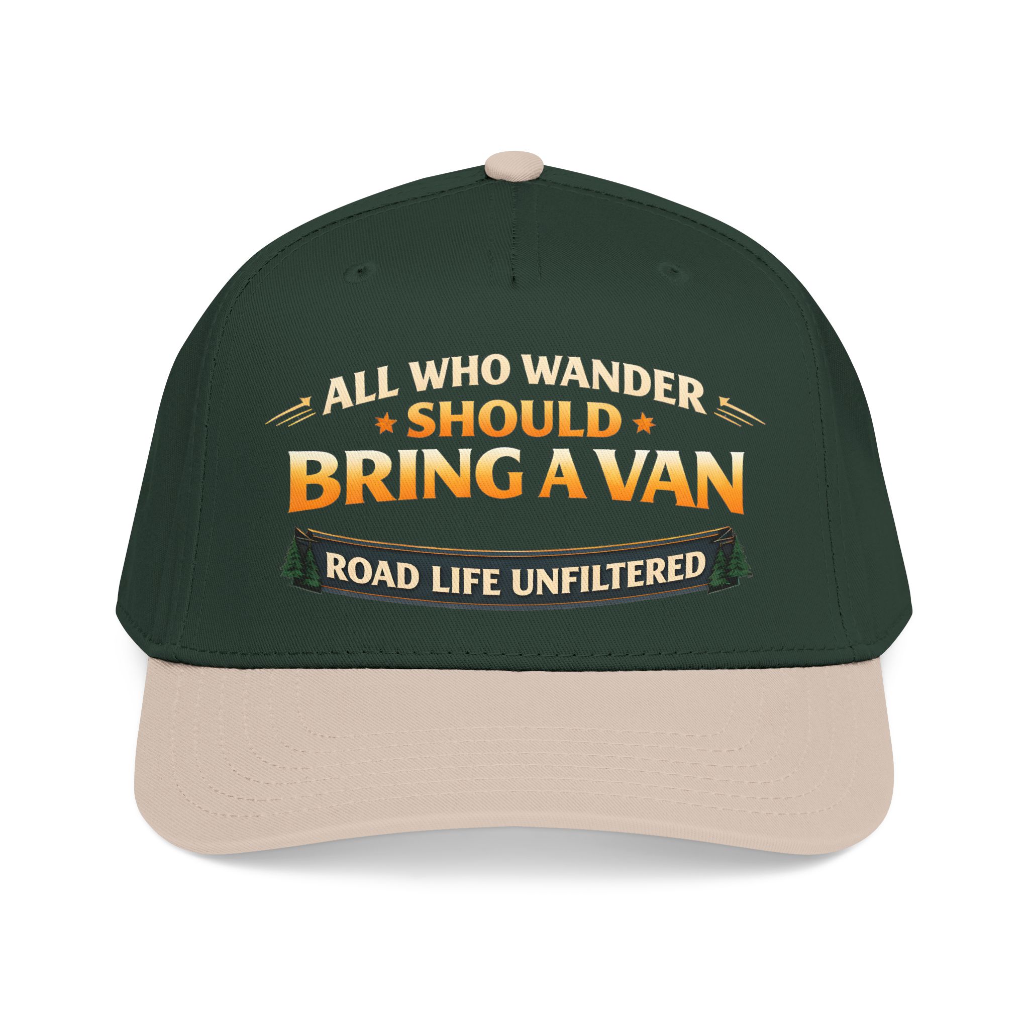 14023692351961417378_2048.jpeg Baseball Cap - "All Who wander Should Bring A Van" Design Scenic-Line