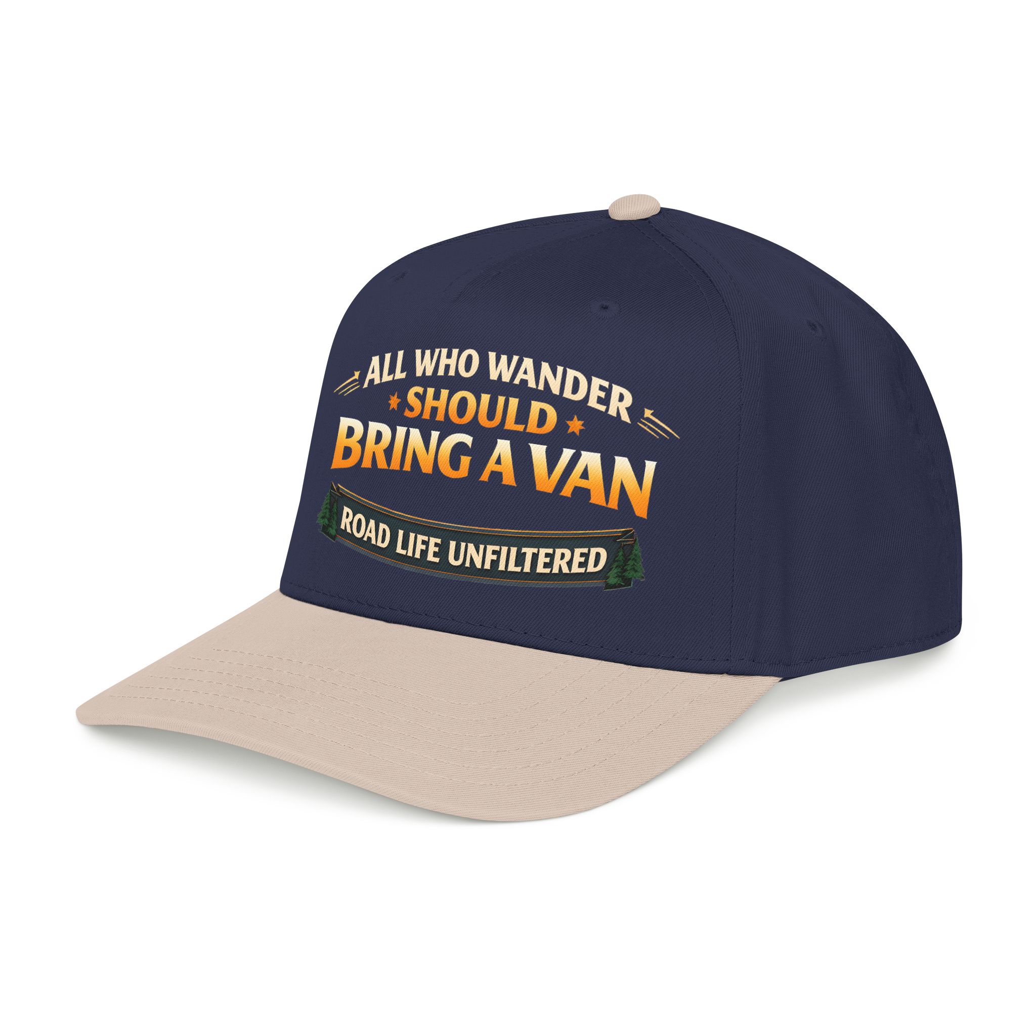 1402717413274360463_2048.jpeg Baseball Cap - "All Who wander Should Bring A Van" Design Scenic-Line