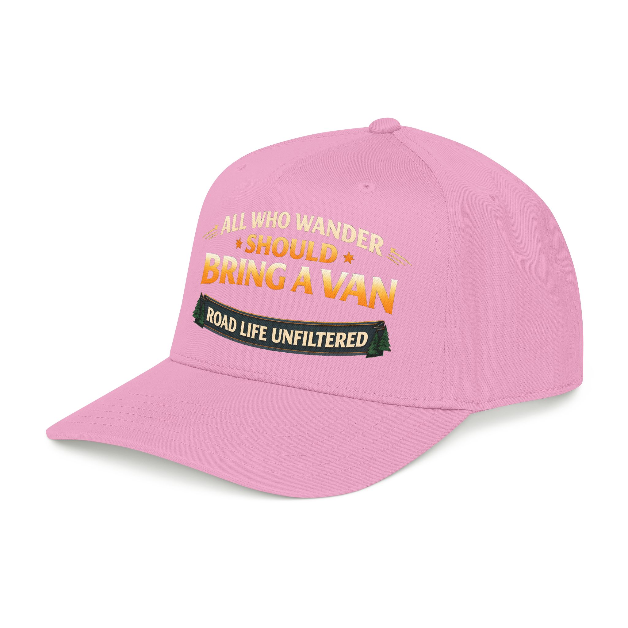 14028494618706246235_2048.jpeg Baseball Cap - "All Who wander Should Bring A Van" Design Scenic-Line