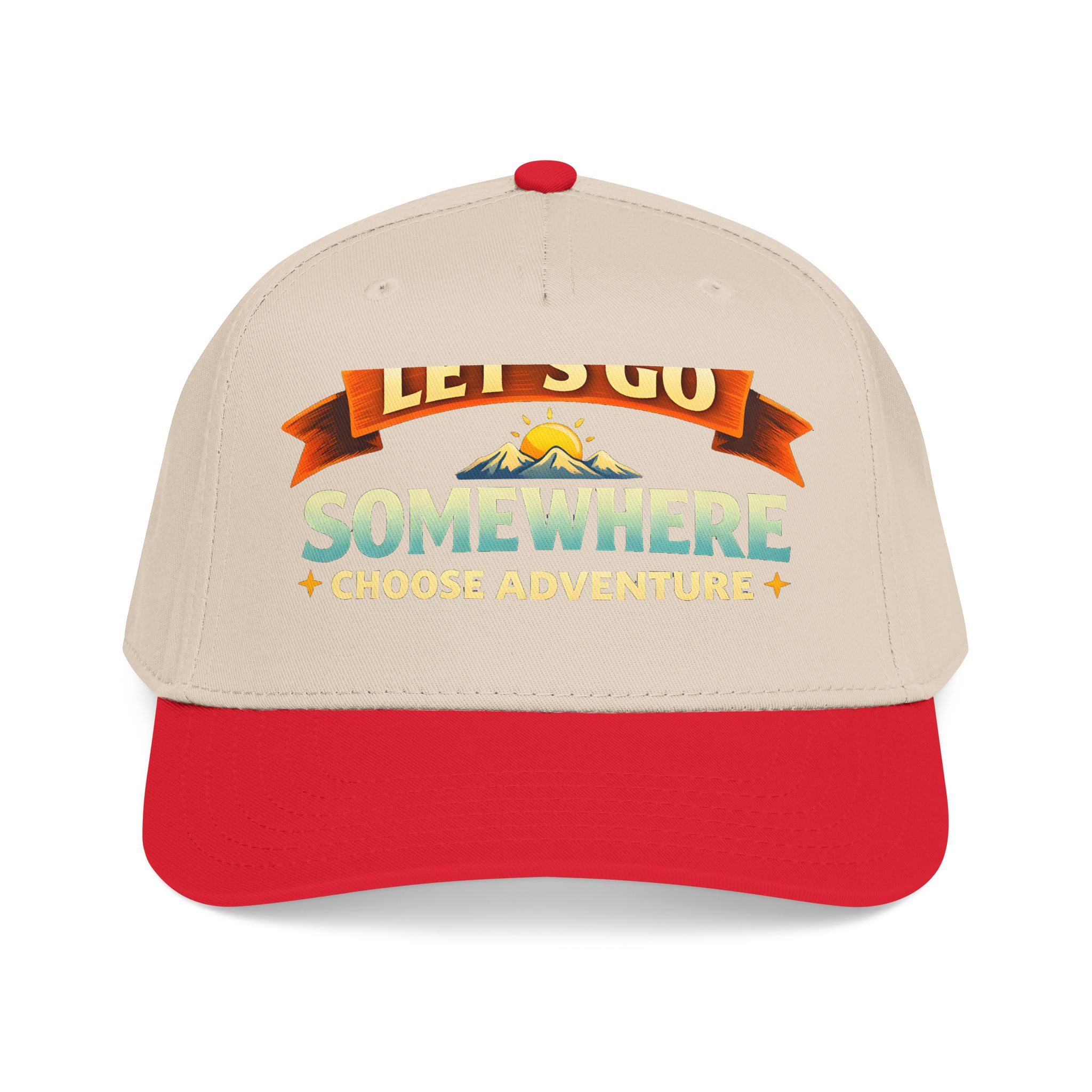 Baseball Cap - "Lets Go Somewhere" Design Scenic-Line