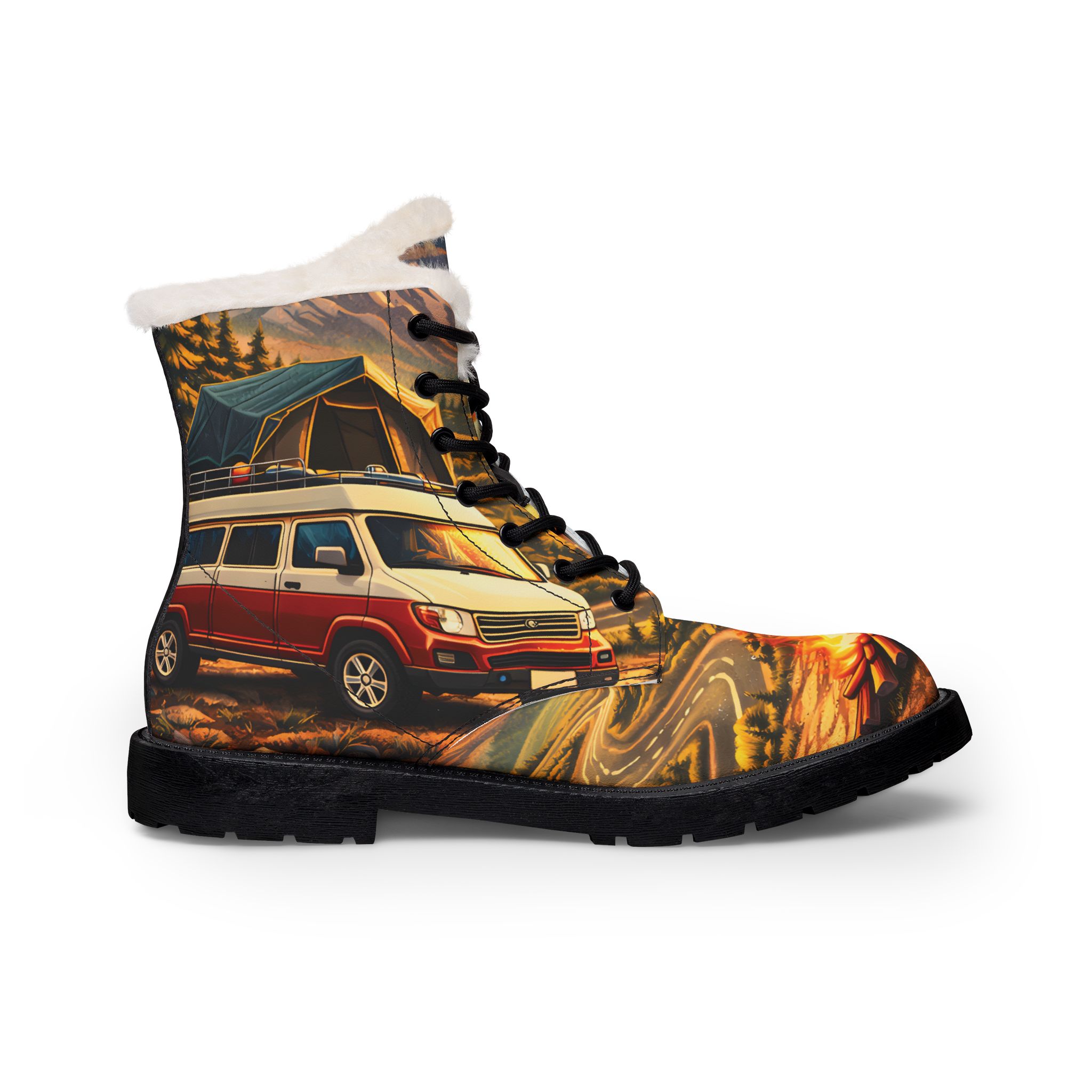 14269463170478346323_2048.jpeg Men's Fur and Leather Boots — VW Camper Print (Scenic-Line)