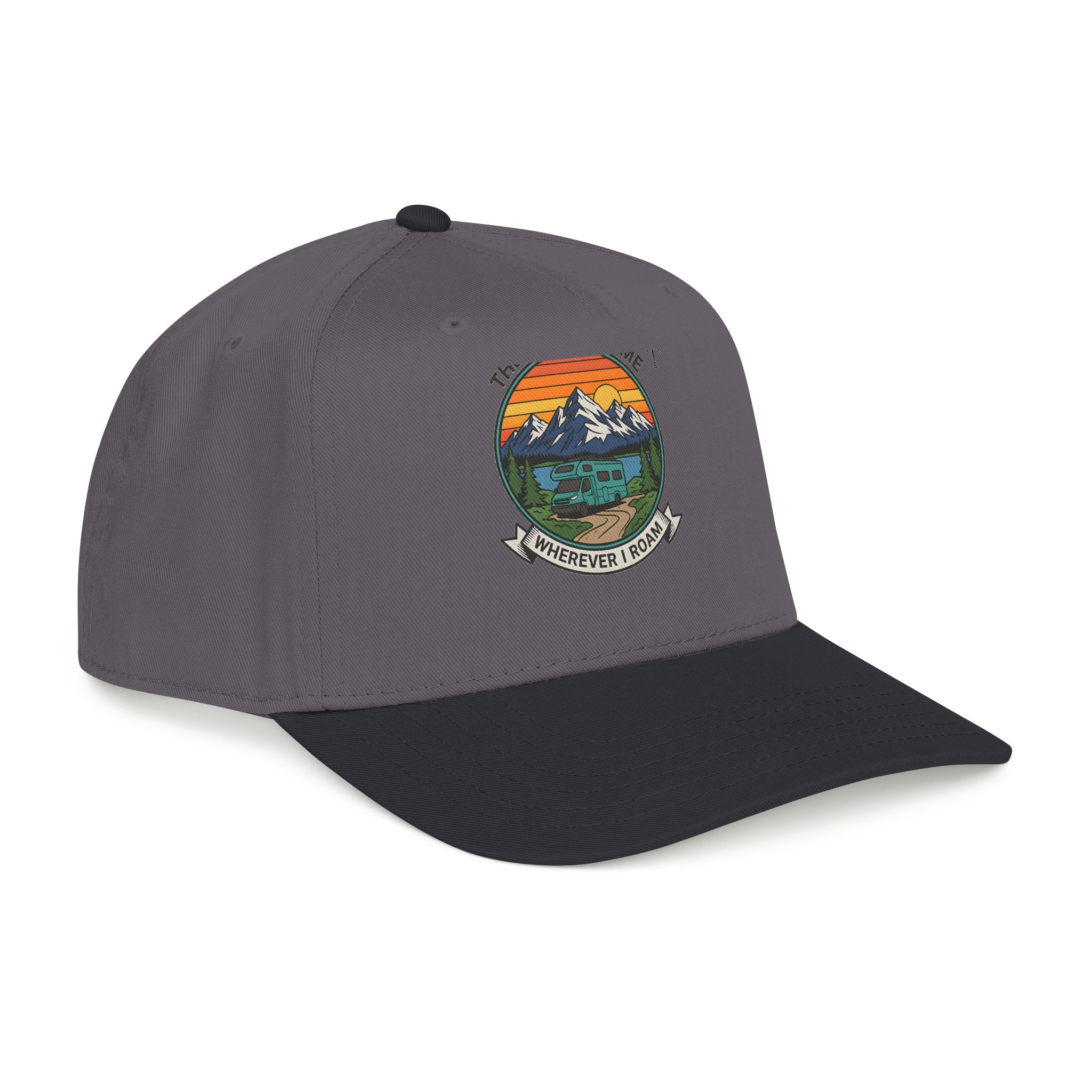 14360546979620292313_2048.jpeg Baseball Cap — "The Road Is Home, Wherever I Roam"